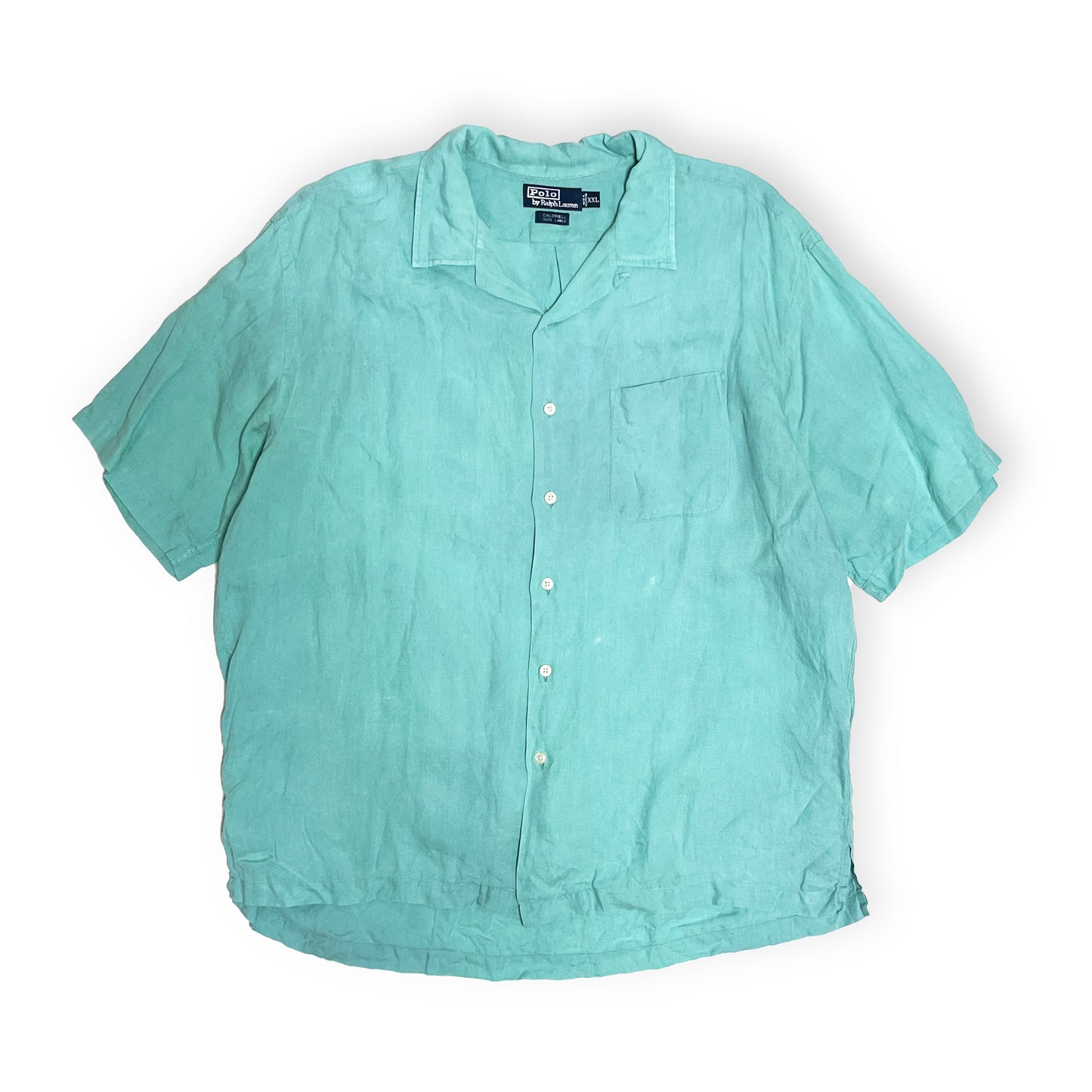 Ralph Lauren CALDWELL Linen S/S SH Size (XXL) レアカラー!