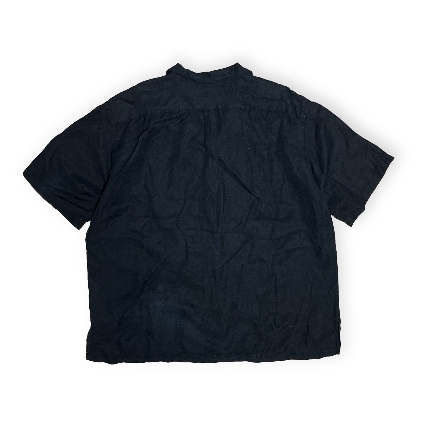 Ralph Lauren Linen X Silk S/S SH Black Size (XXL)