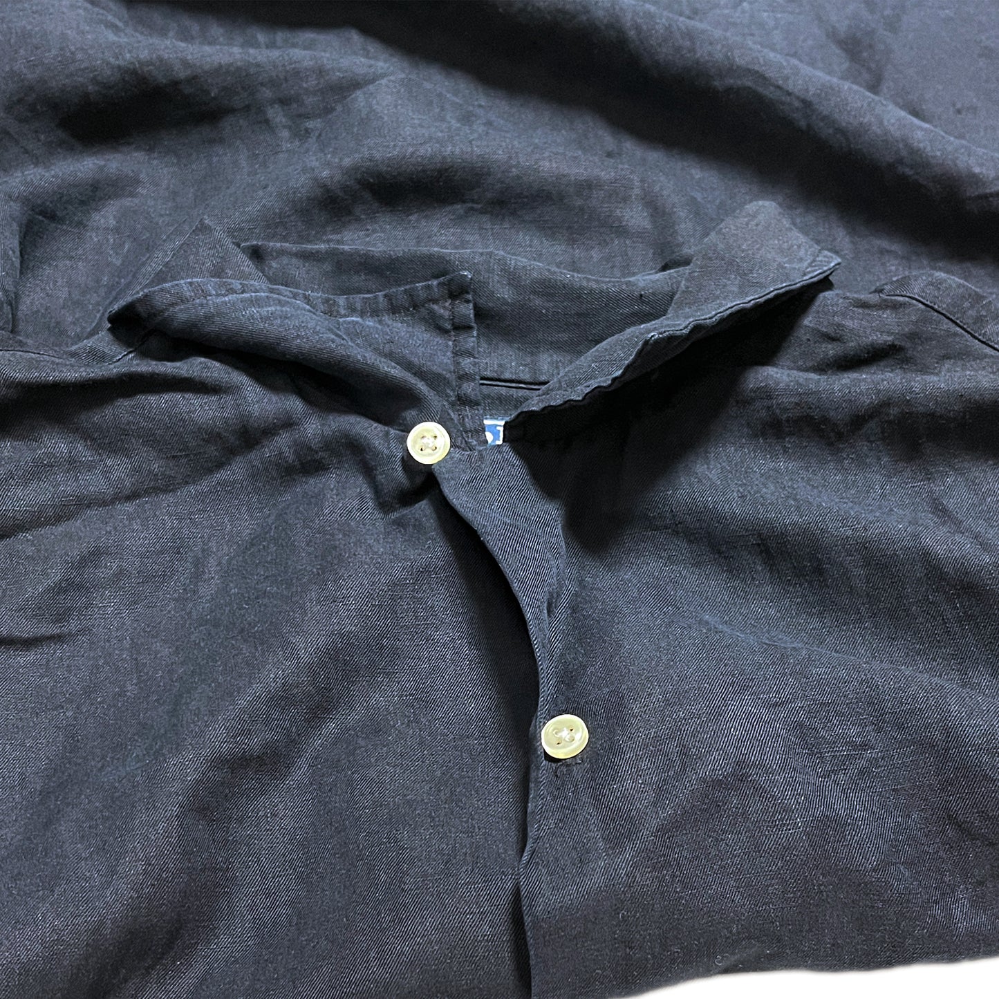 Ralph Lauren Linen X Silk S/S SH Black Size (XXL)