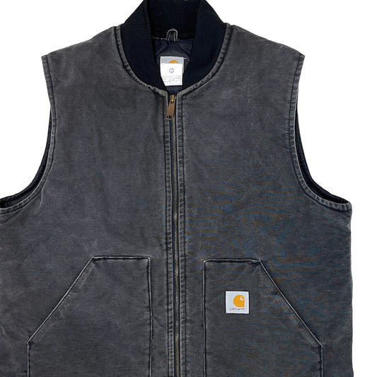 アメリカ製 Carharrt Duck Vest ブラック Size (XL-TALL)
