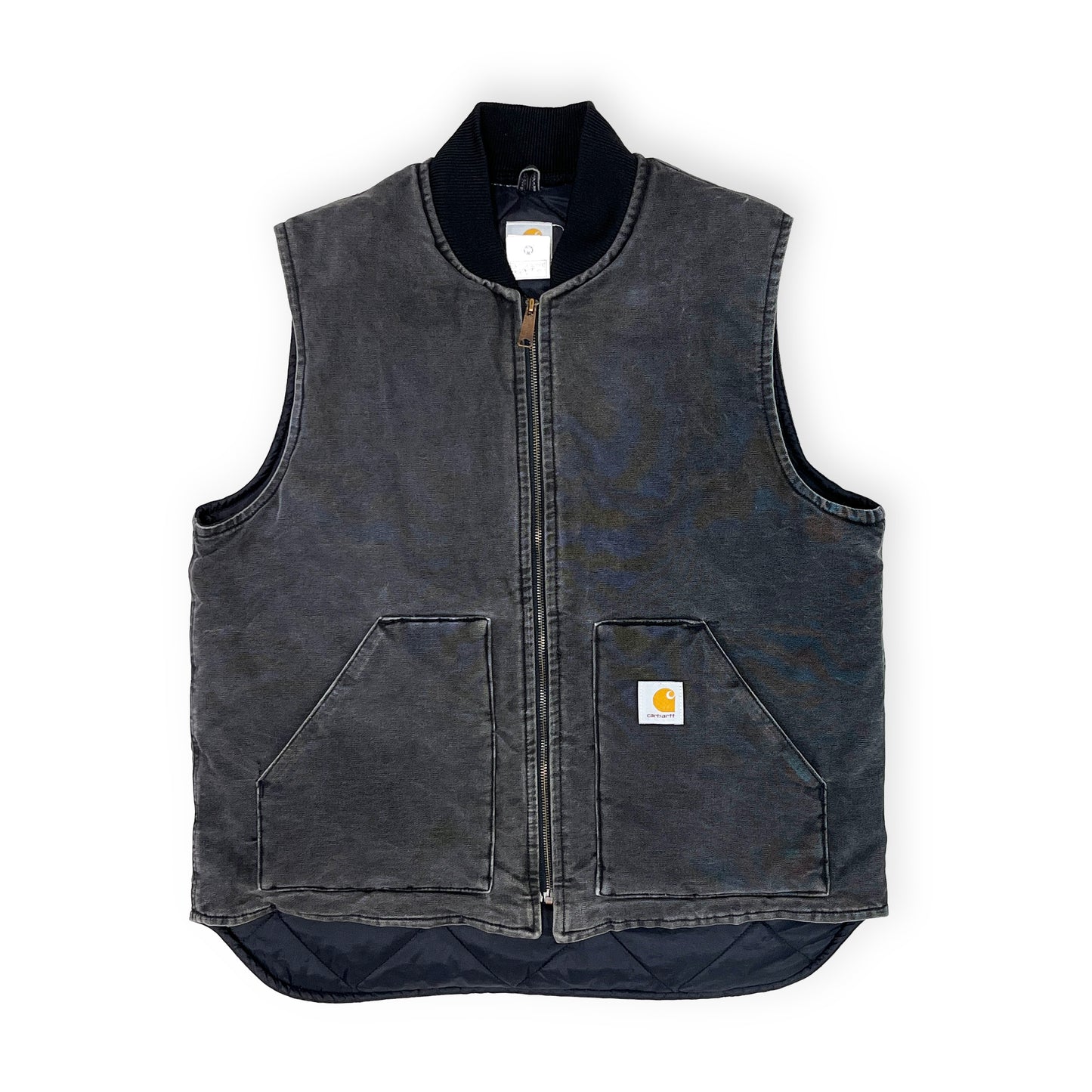 アメリカ製 Carharrt Duck Vest ブラック Size (XL-TALL)