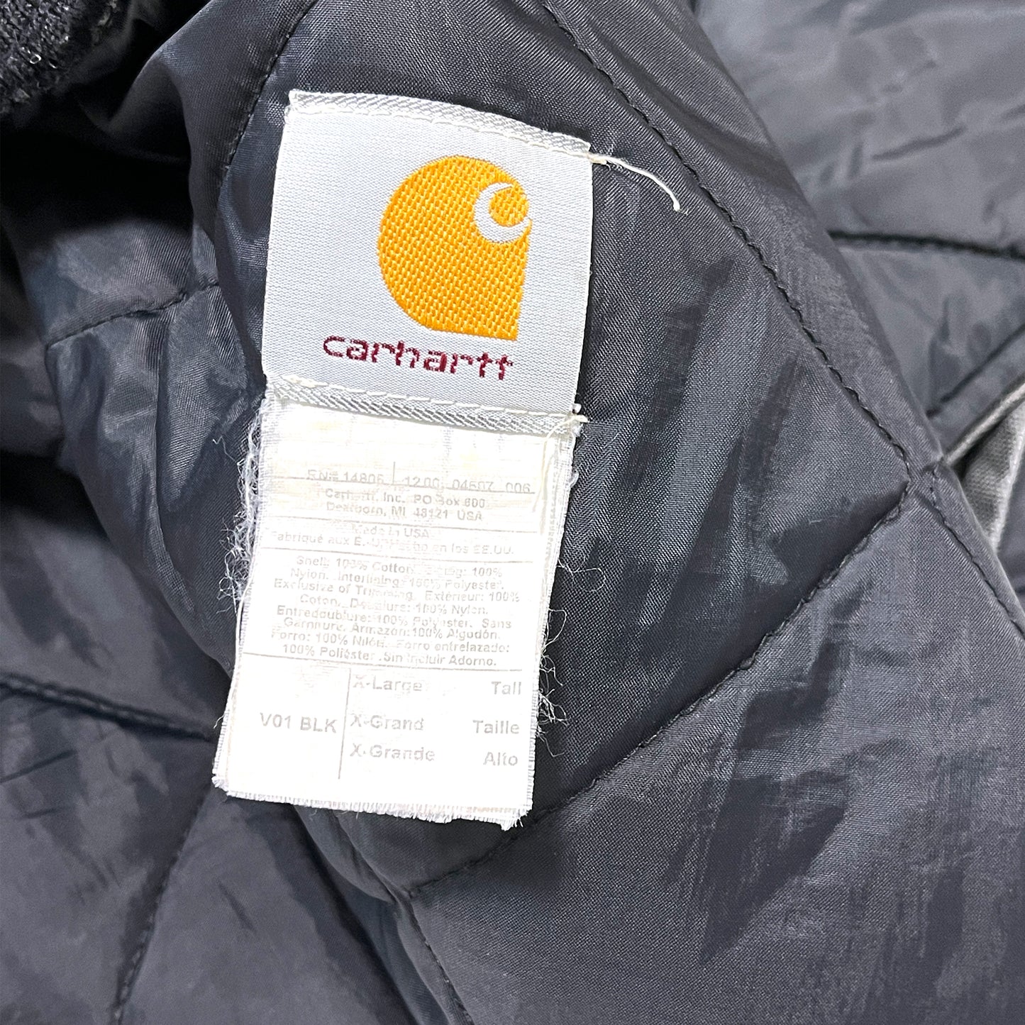 アメリカ製 Carharrt Duck Vest ブラック Size (XL-TALL)