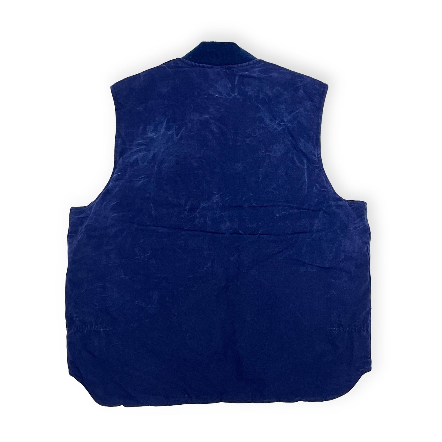 80's Carharrt Duck Vest ネイビー 胸パッチ! Size (XXL-TALL)