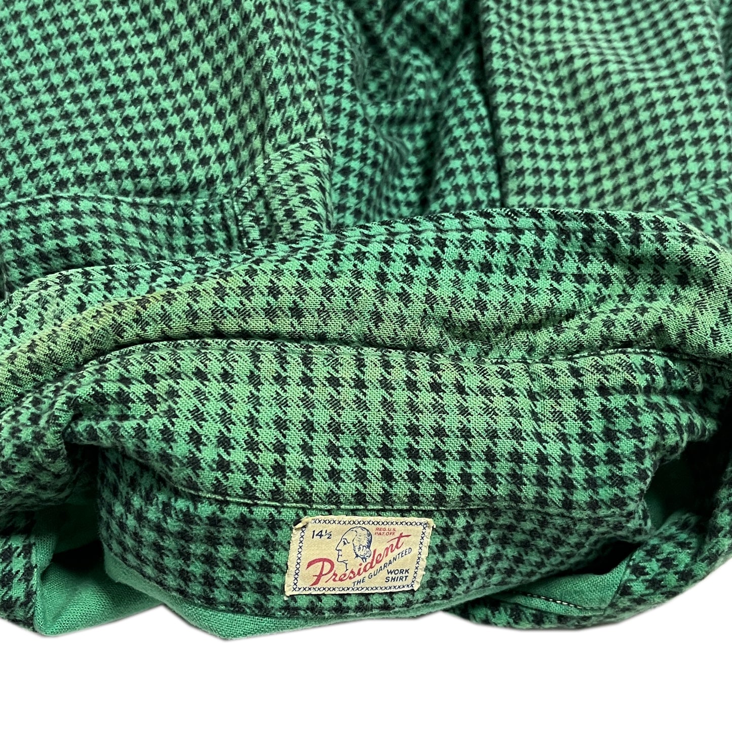 60's President Print Nel SH 極上配色 Size (14 1/2)