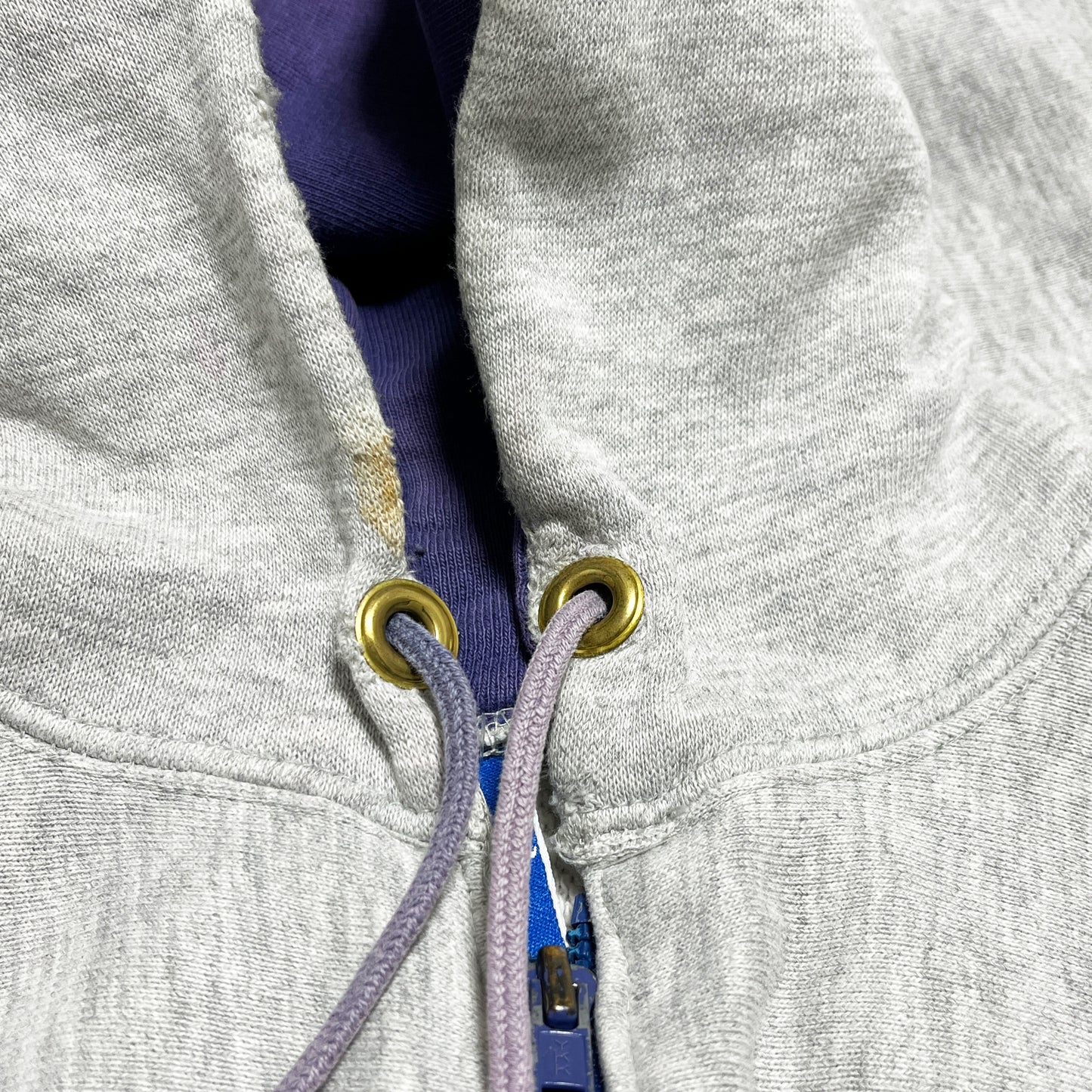 80's Champion 青刺繍タグ R/W Zip Parka Size (L)