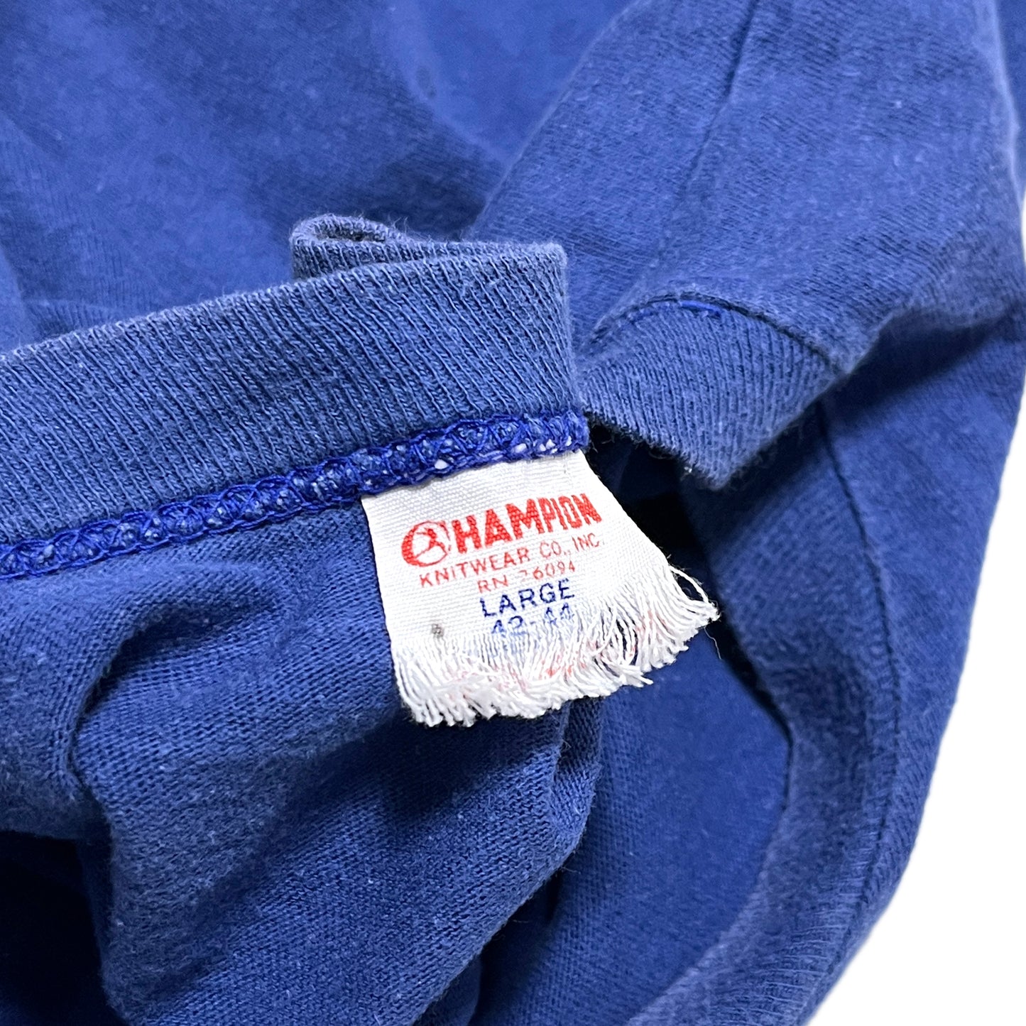 60's Champion ランタグ Blank T Size (L) 激レア!