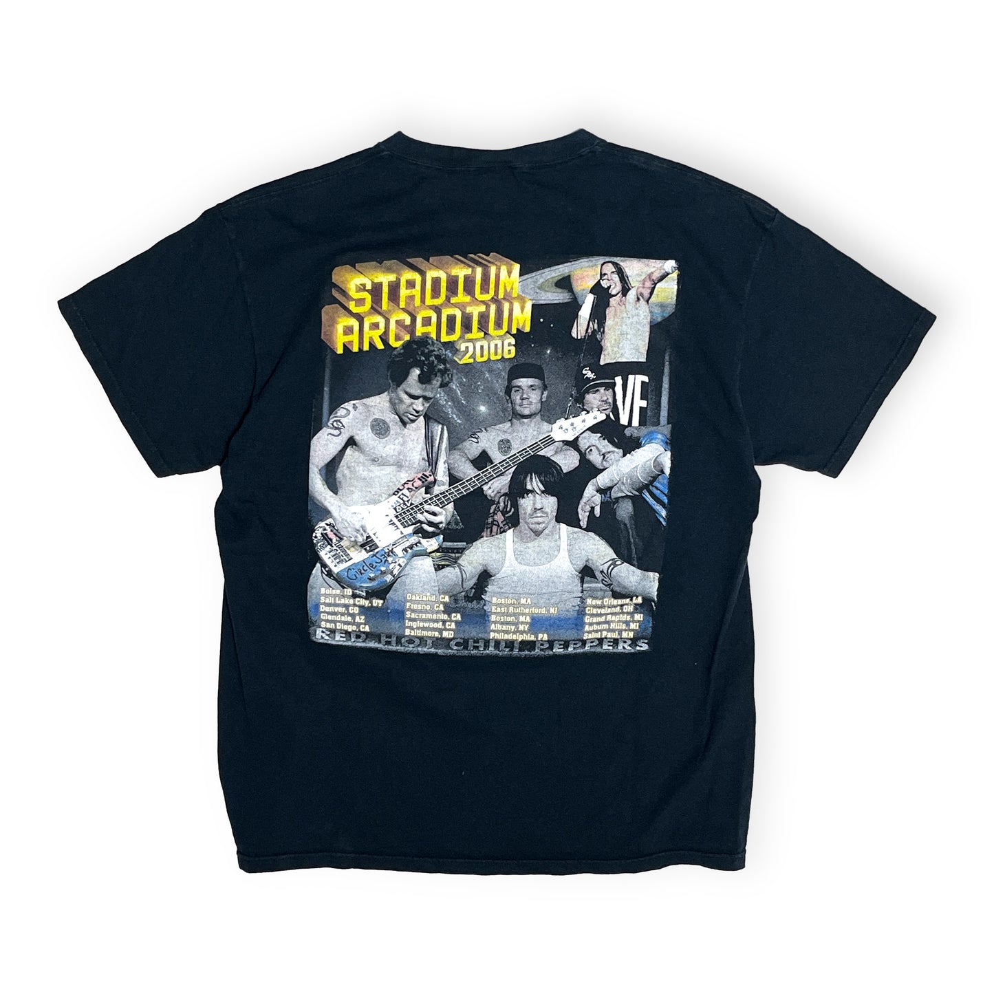 00's FRUIT OF THE LOOM Red Hot Chili Peppers T "2006Tour" Size (XL)