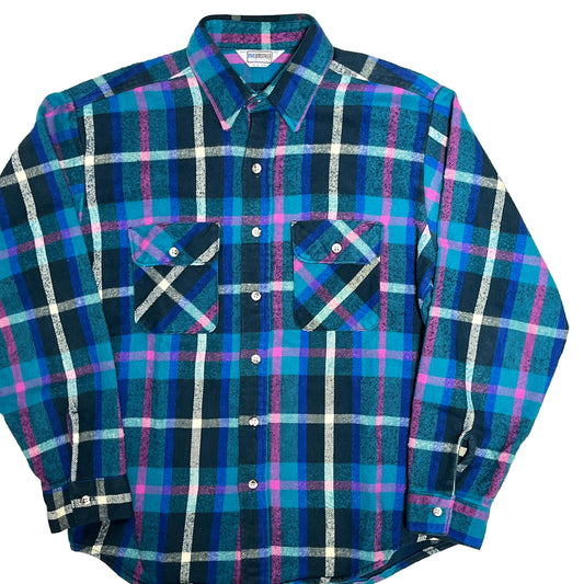 70's FIVEBROTHER Nel SH 好配色チェック Size (L)