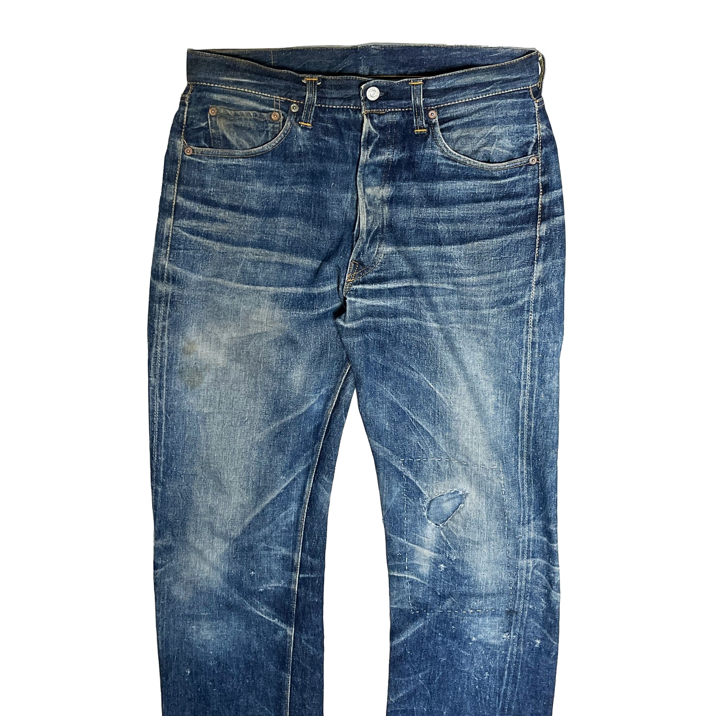 50's Levi's 501XX Leatherパッチ Size (W33 L31)位 極上雰囲気!