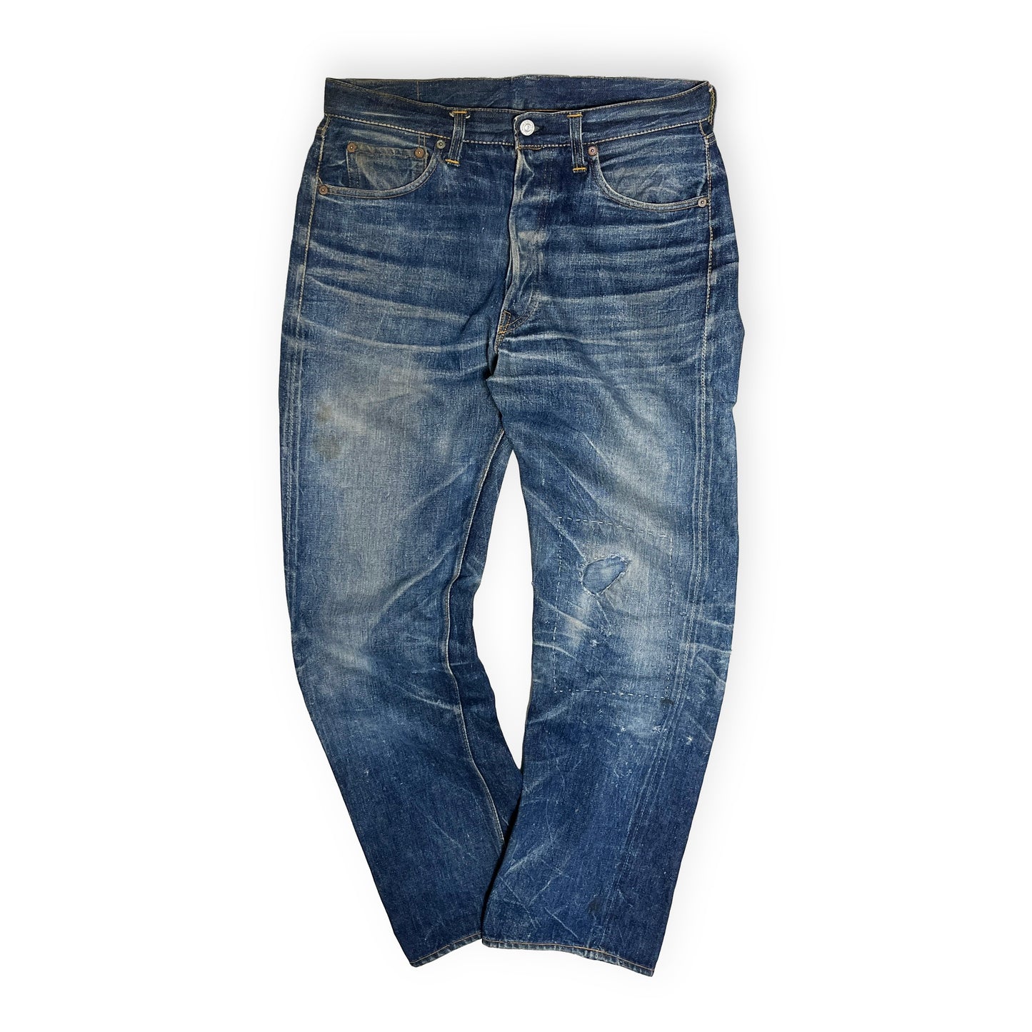 50's Levi's 501XX Leatherパッチ Size (W33 L31)位 極上雰囲気!