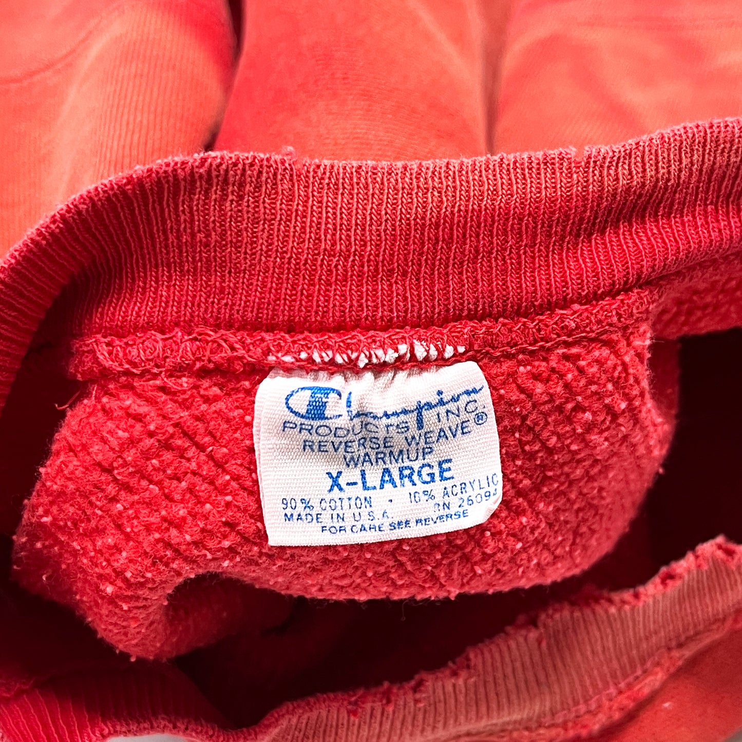 70's Champion 単色タグ R/W "BIOLA COLLEFE WRESTLING" 3段プリント Size (XL) 極上雰囲気!