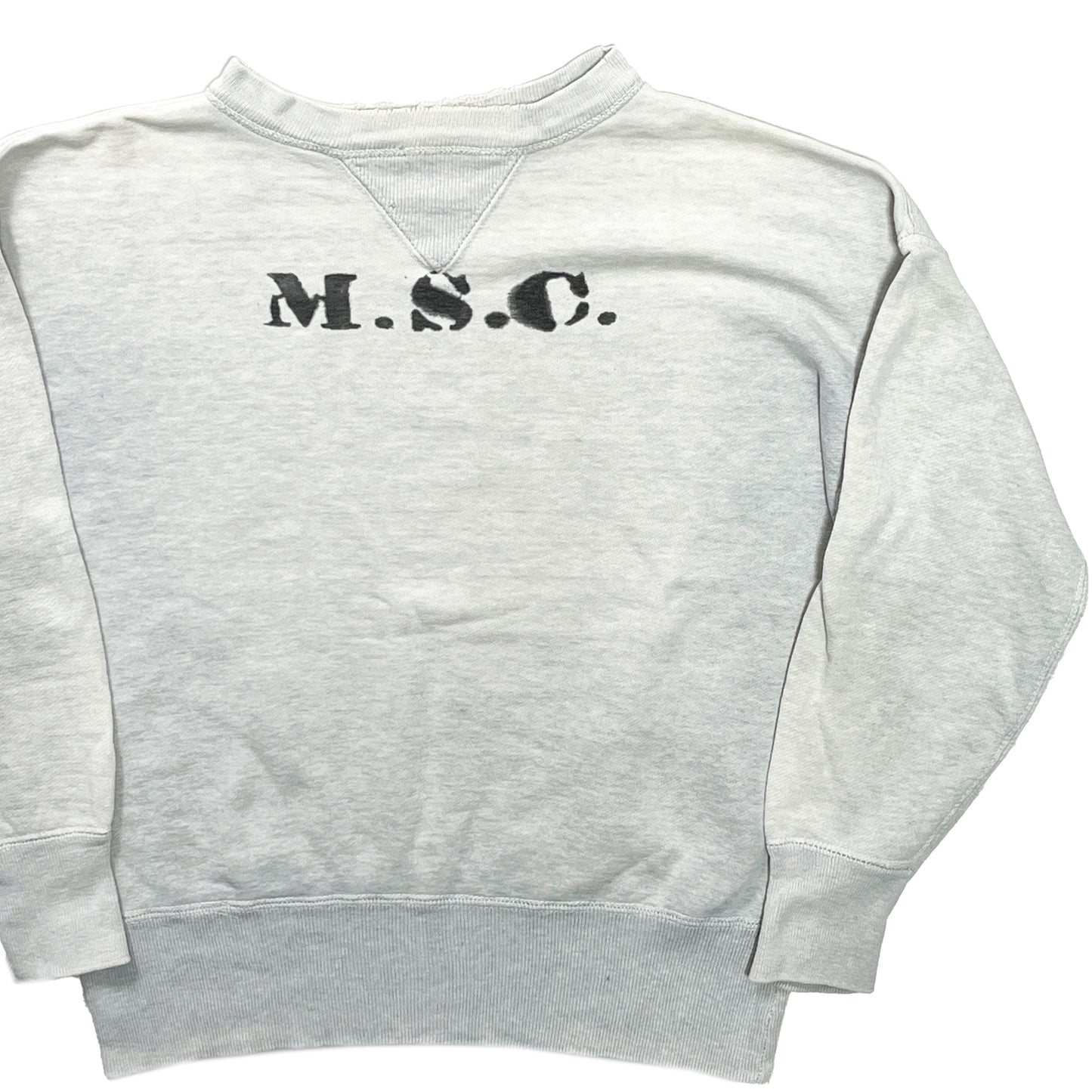 40's Unknown W-V Stencil Sweat Size (L-XL)位 レア!