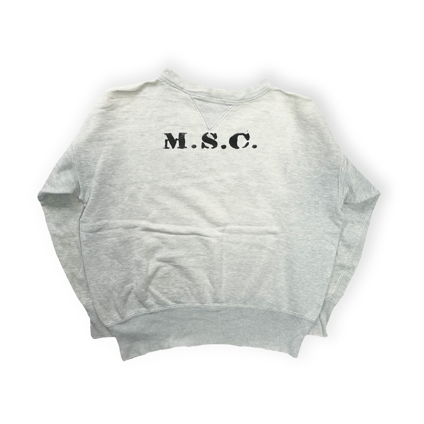 40's Unknown W-V Stencil Sweat Size (L-XL)位 レア!