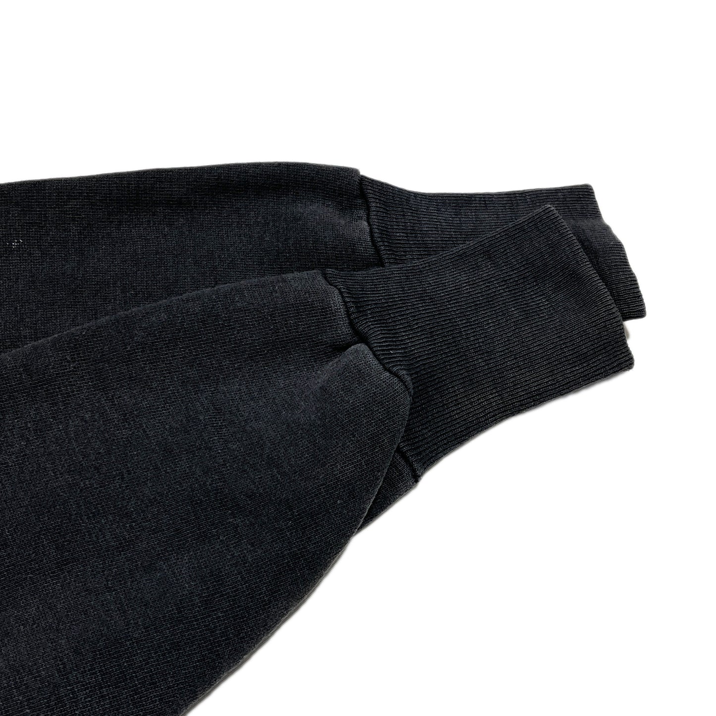 60's Unknown Flocky Print Sweat Black Size (L-XL)位 ビッグサイズ!