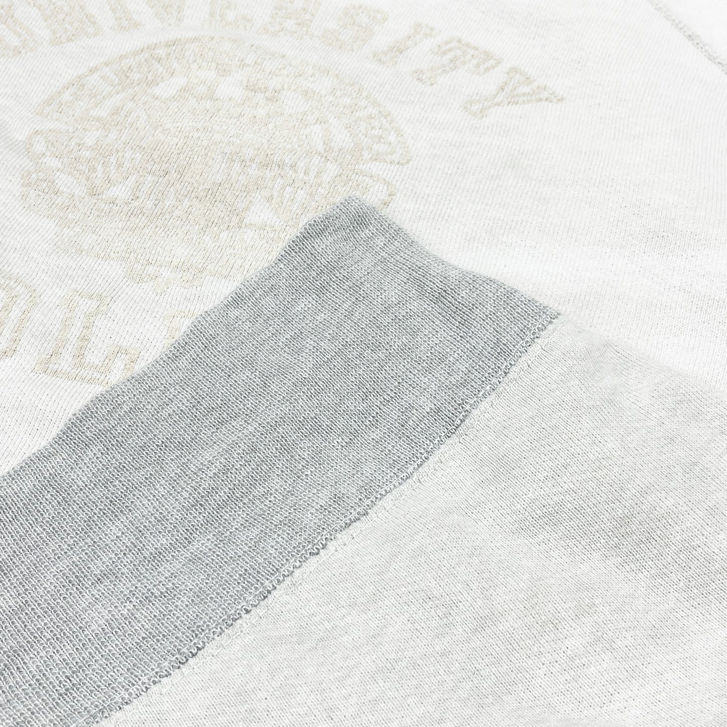 60's Unknown 2Tone Sweat "UNIVERSITY TOLEDO" Flocky Print Size (L)位