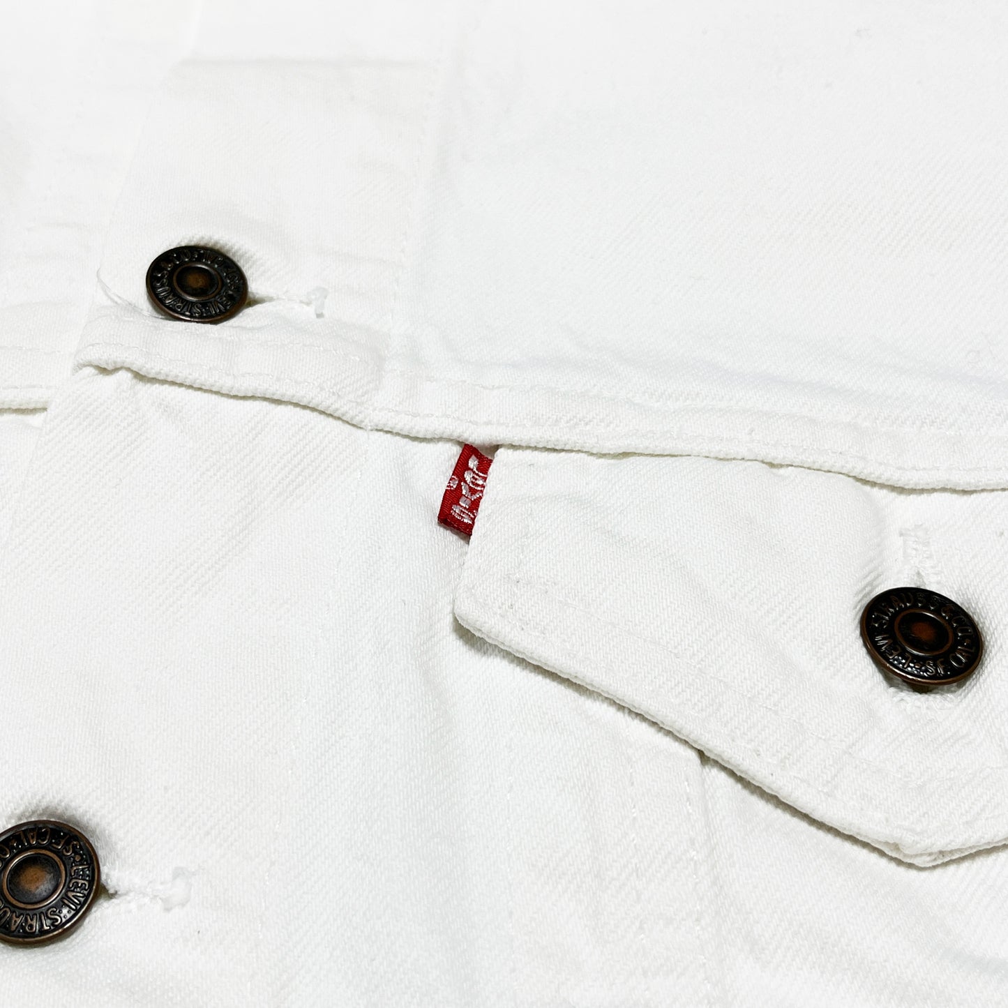 80's〜 Levi's 70507 White Denim JKT Size (L)