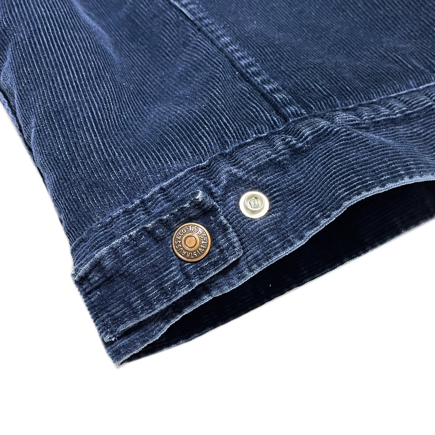 70's Levi's 70605 Boa Cords JKT Navy Size (44)