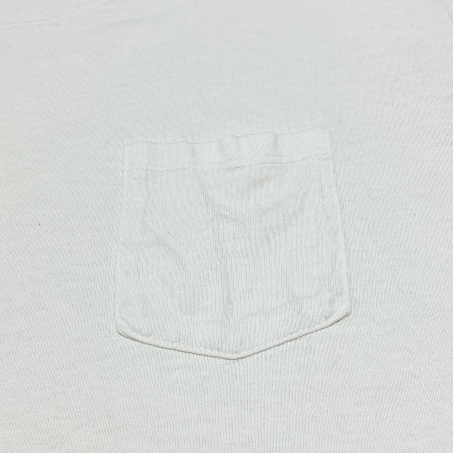 80's Champion トリコタグ Pocket T ホワイト Size (L)