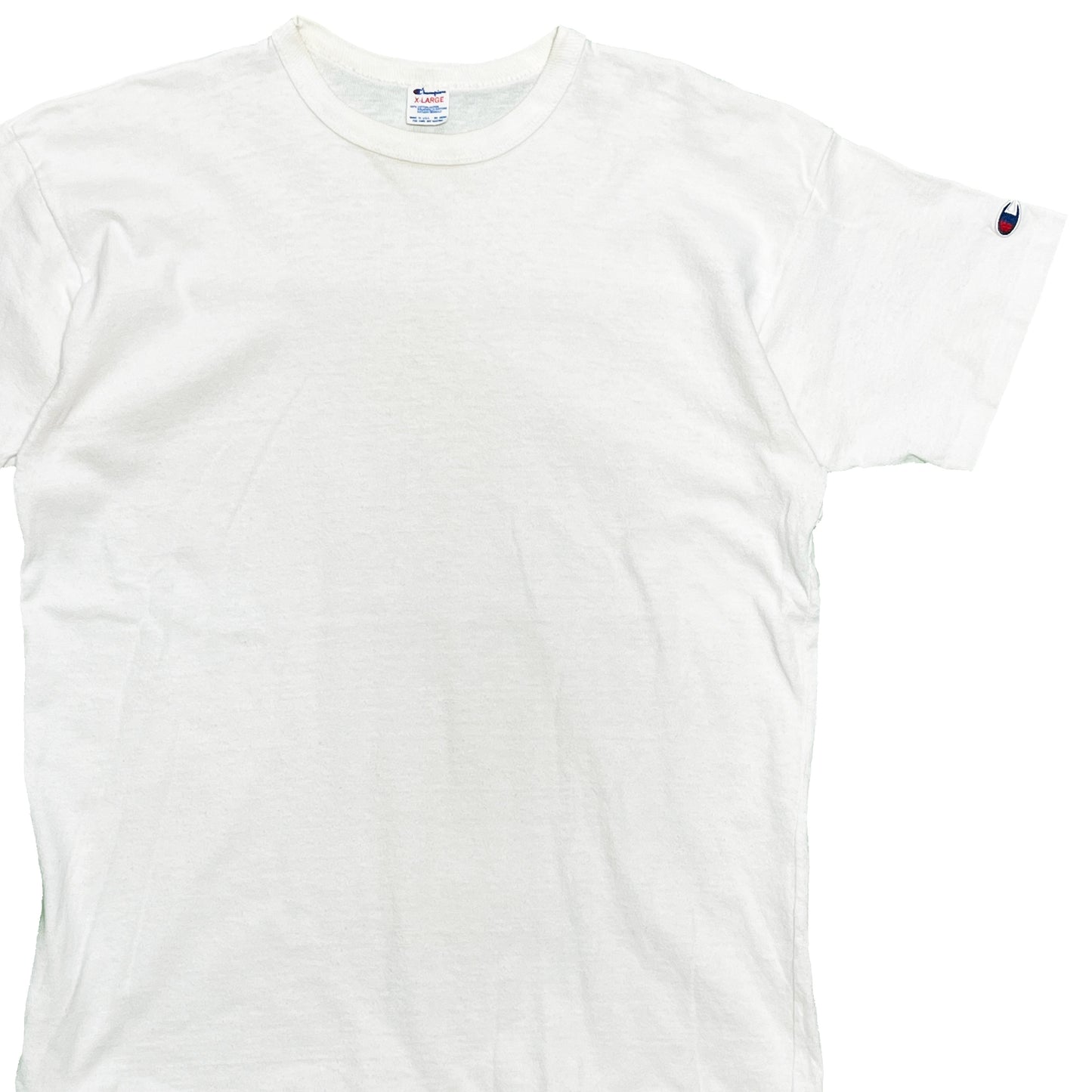80's Champion トリコタグ Blank T ホワイト Size (XL)
