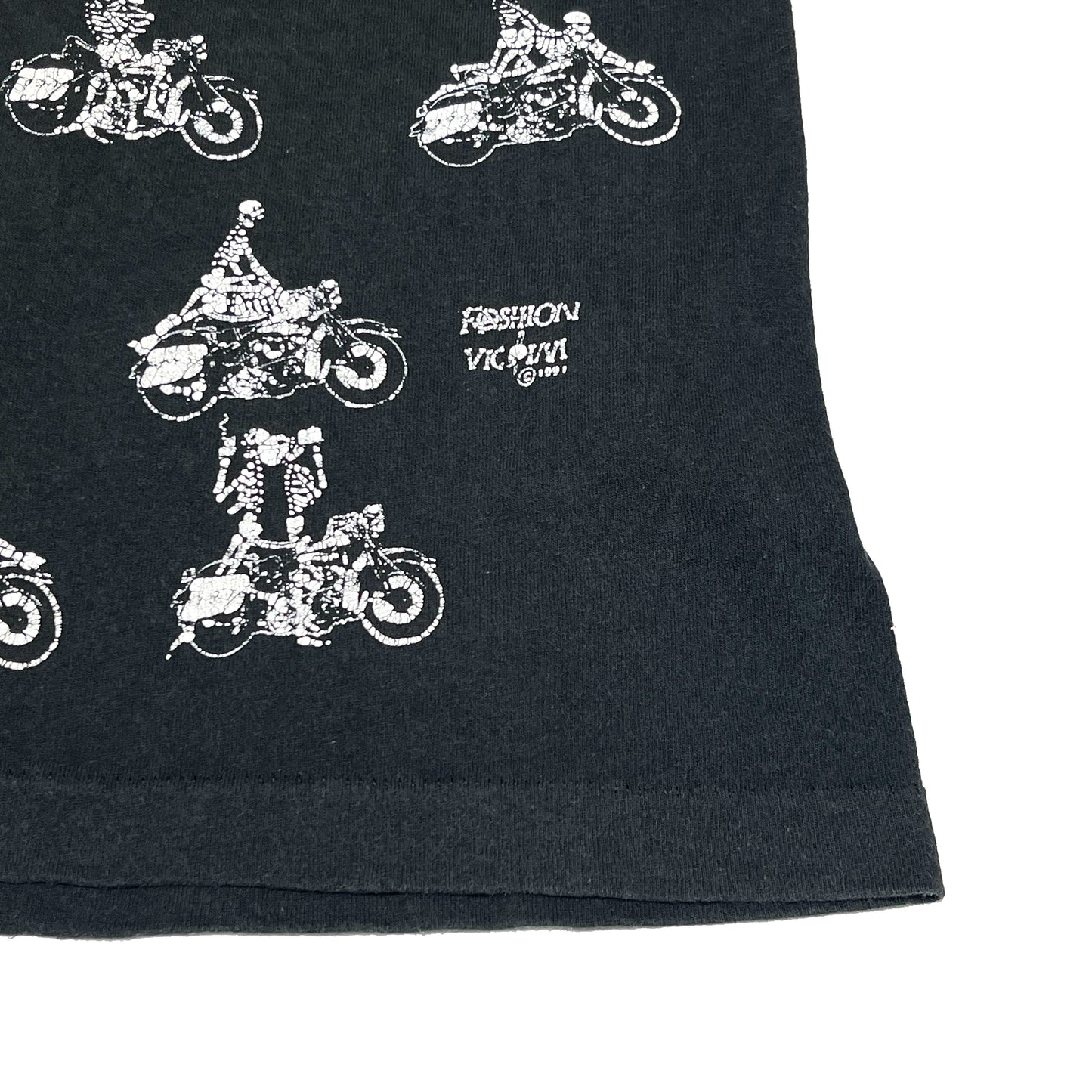90's FRUIT OF THE LOOM Fashion Victim スカルライダー T 四十八手 Size (M)