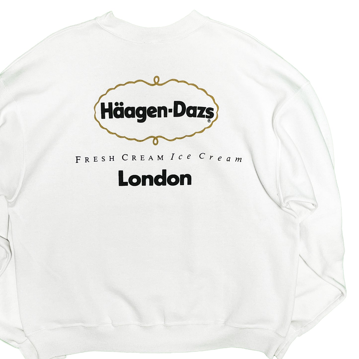 90's Unknown Haagen-Dazs Sweat "London" Size (L-XL)位