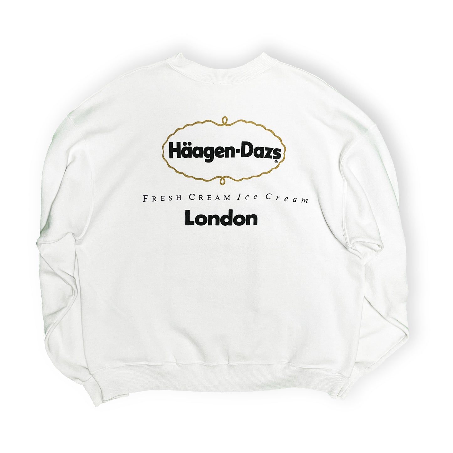 90's Unknown Haagen-Dazs Sweat "London" Size (L-XL)位