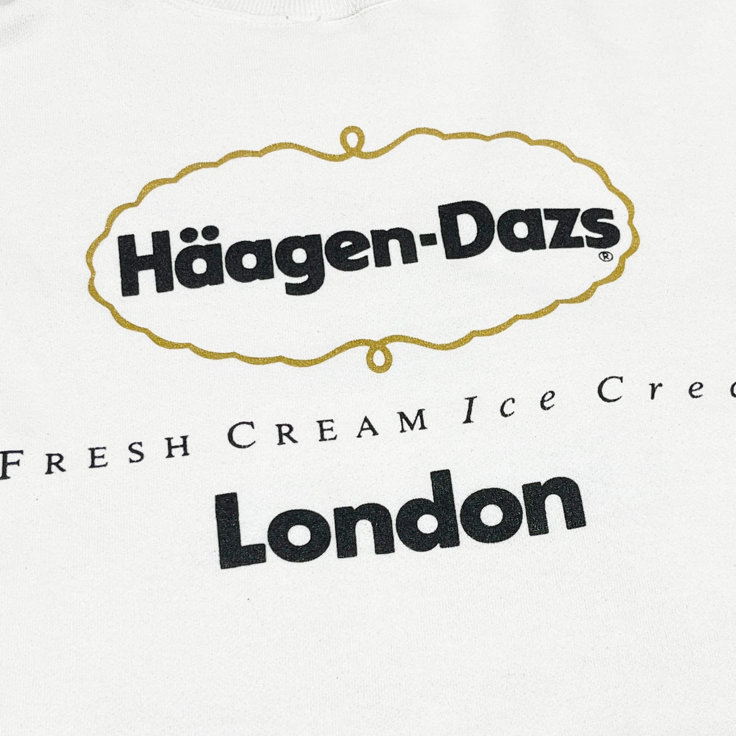 90's Unknown Haagen-Dazs Sweat "London" Size (L-XL)位