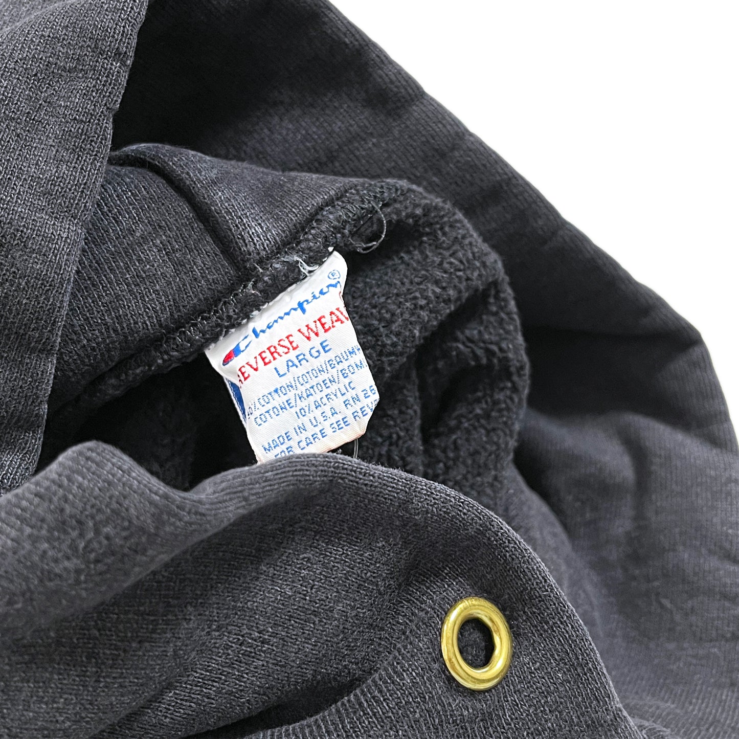 90's Champion R/W "STEELERS" Parka Black Size (L)
