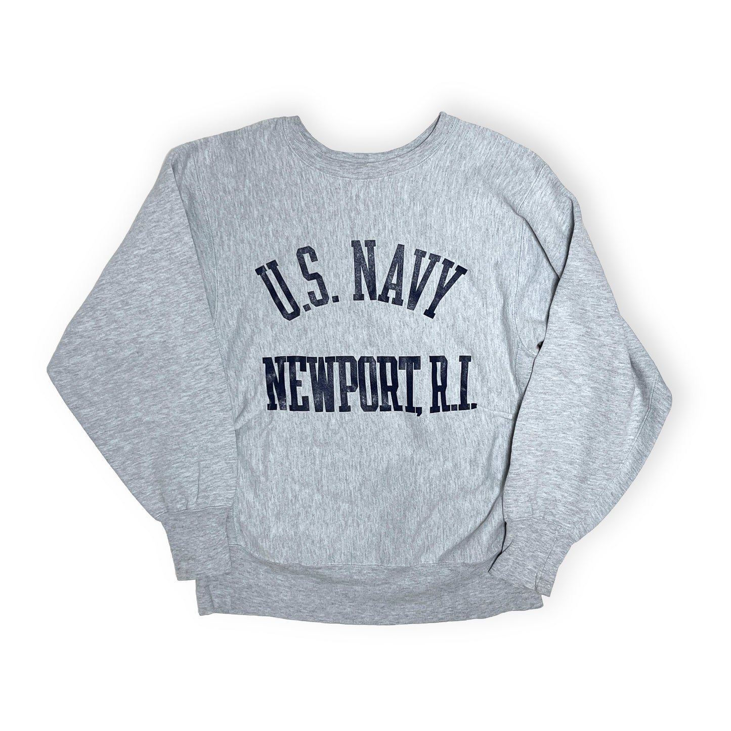 80's Champion R/W "U.S.NAVY NEWPORT.R.I." Size (L) レア!