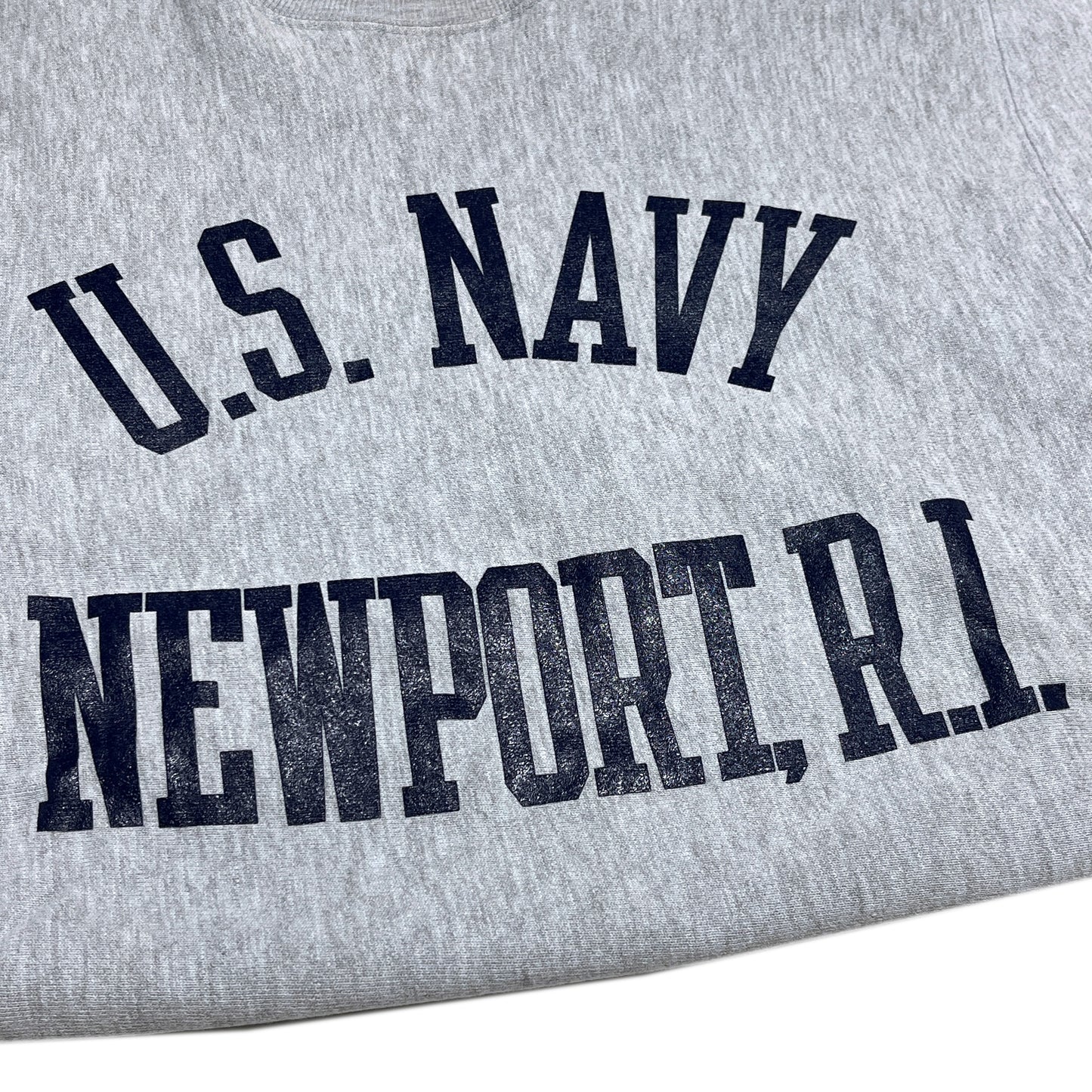 80's Champion R/W "U.S.NAVY NEWPORT.R.I." Size (L) レア!