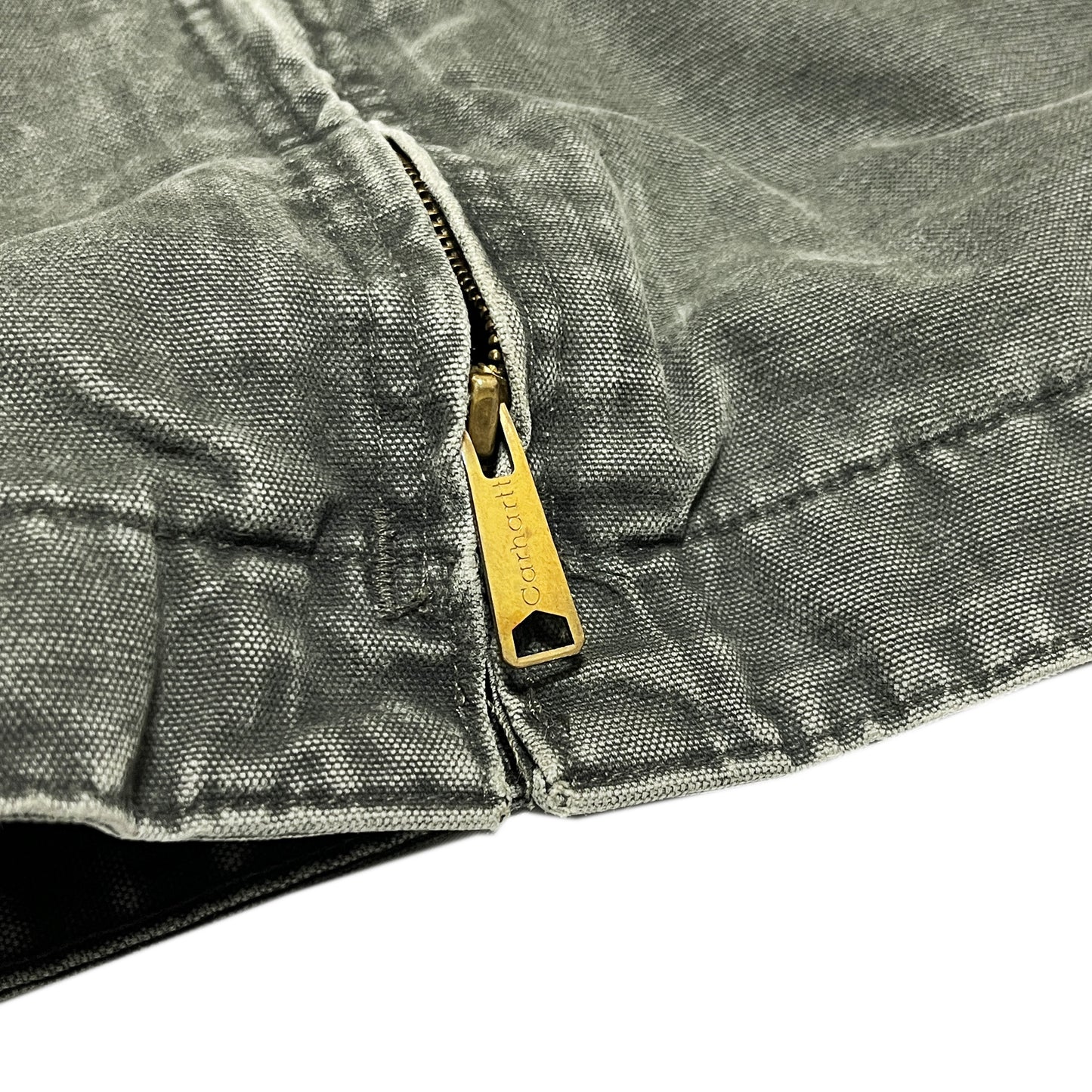 アメリカ製 Carhartt DETROIT JKT モスグリーン 極上雰囲気 Size (XL-R)