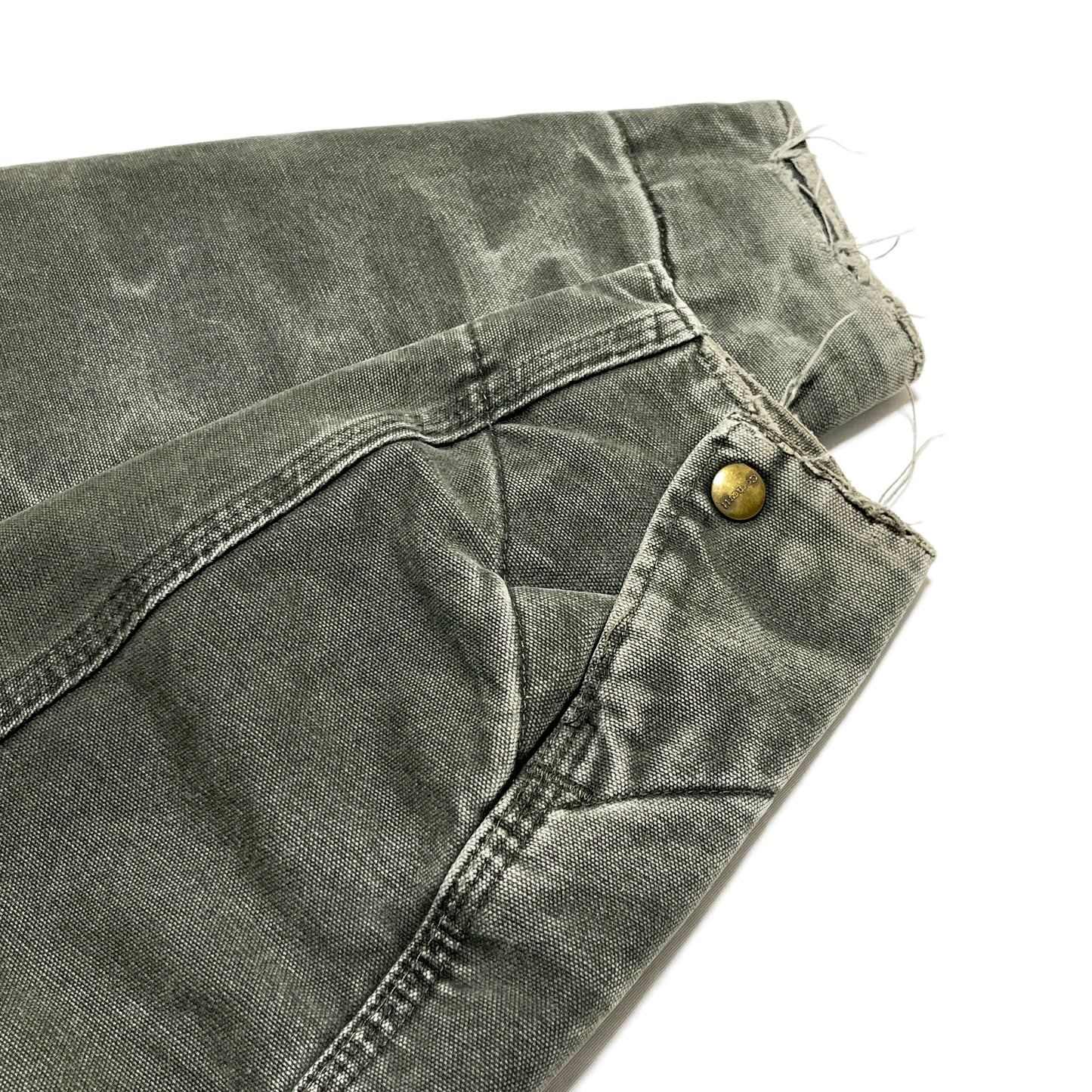アメリカ製 Carhartt DETROIT JKT モスグリーン 極上雰囲気 Size (XL-R)
