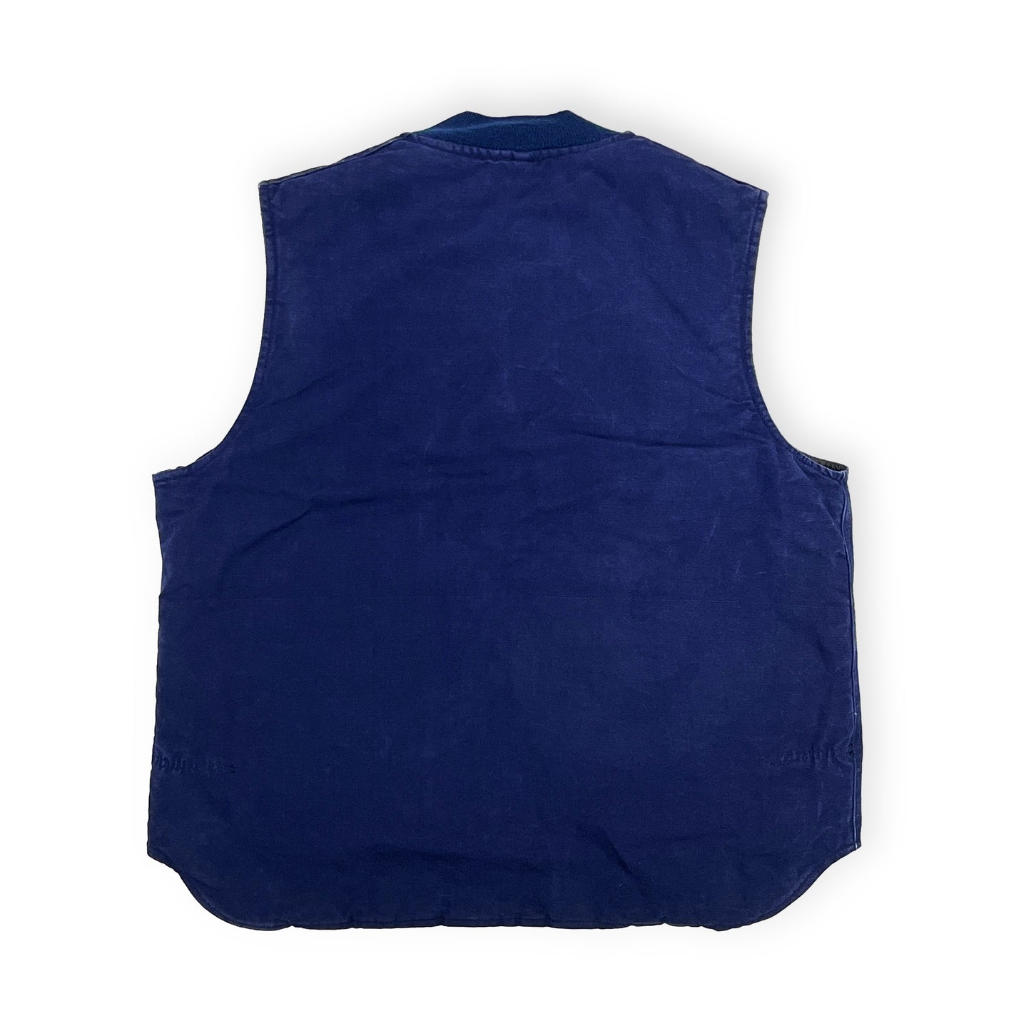 80's Carharrt Duck Vest ネイビー 胸パッチ! Size (XXL-TALL)