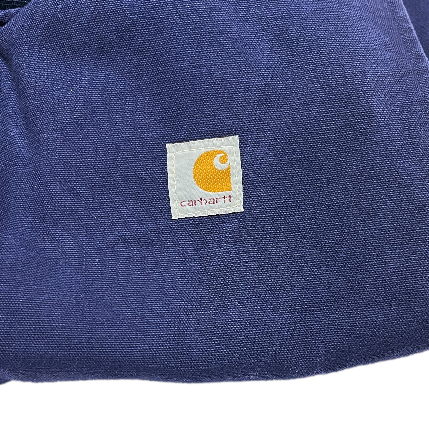 80's Carharrt Duck Vest ネイビー 胸パッチ! Size (XXL-TALL)