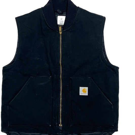 アメリカ製 Carhartt Duck Vest ブラック Size (L-R)
