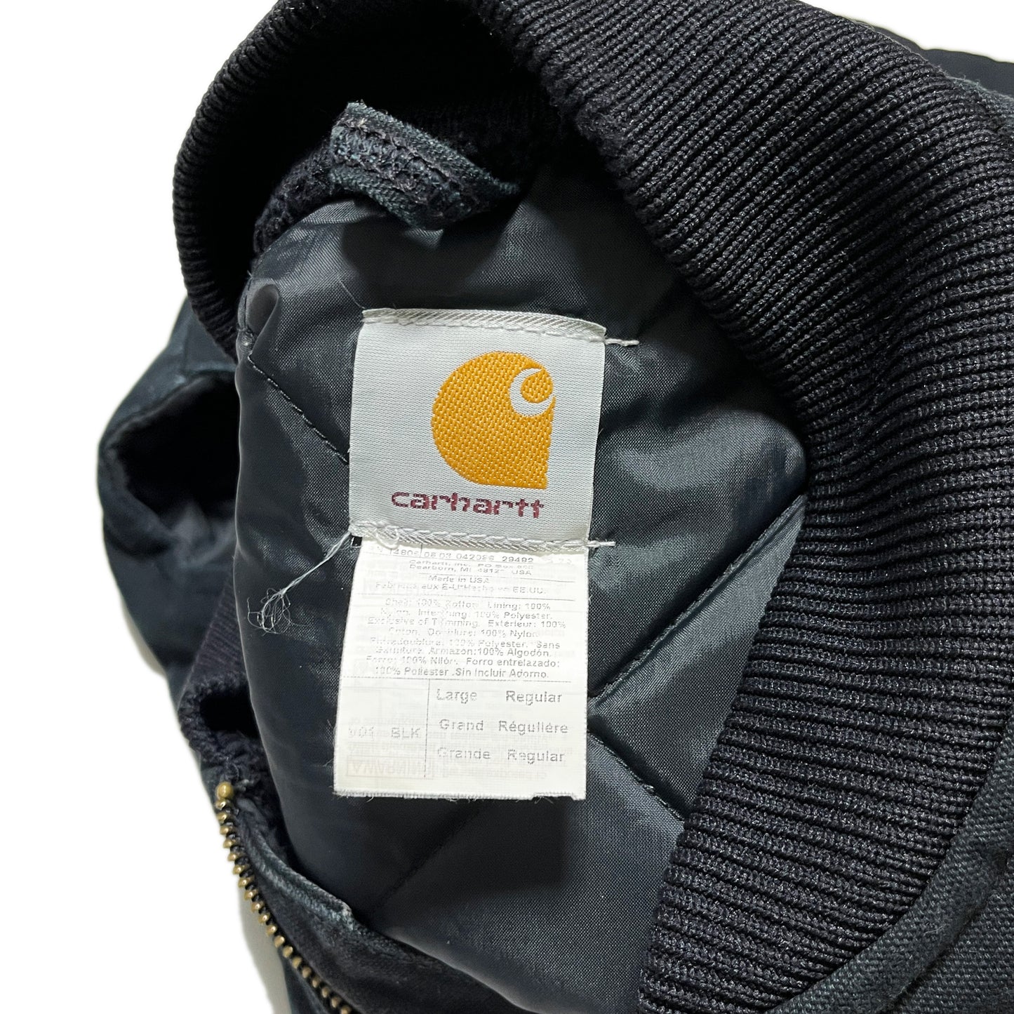 アメリカ製 Carhartt Duck Vest ブラック Size (L-R)
