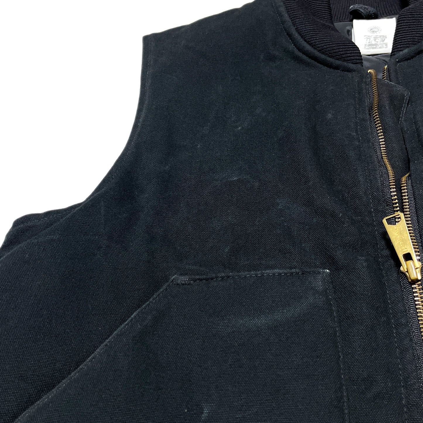 アメリカ製 Carhartt Duck Vest ブラック Size (L-R)