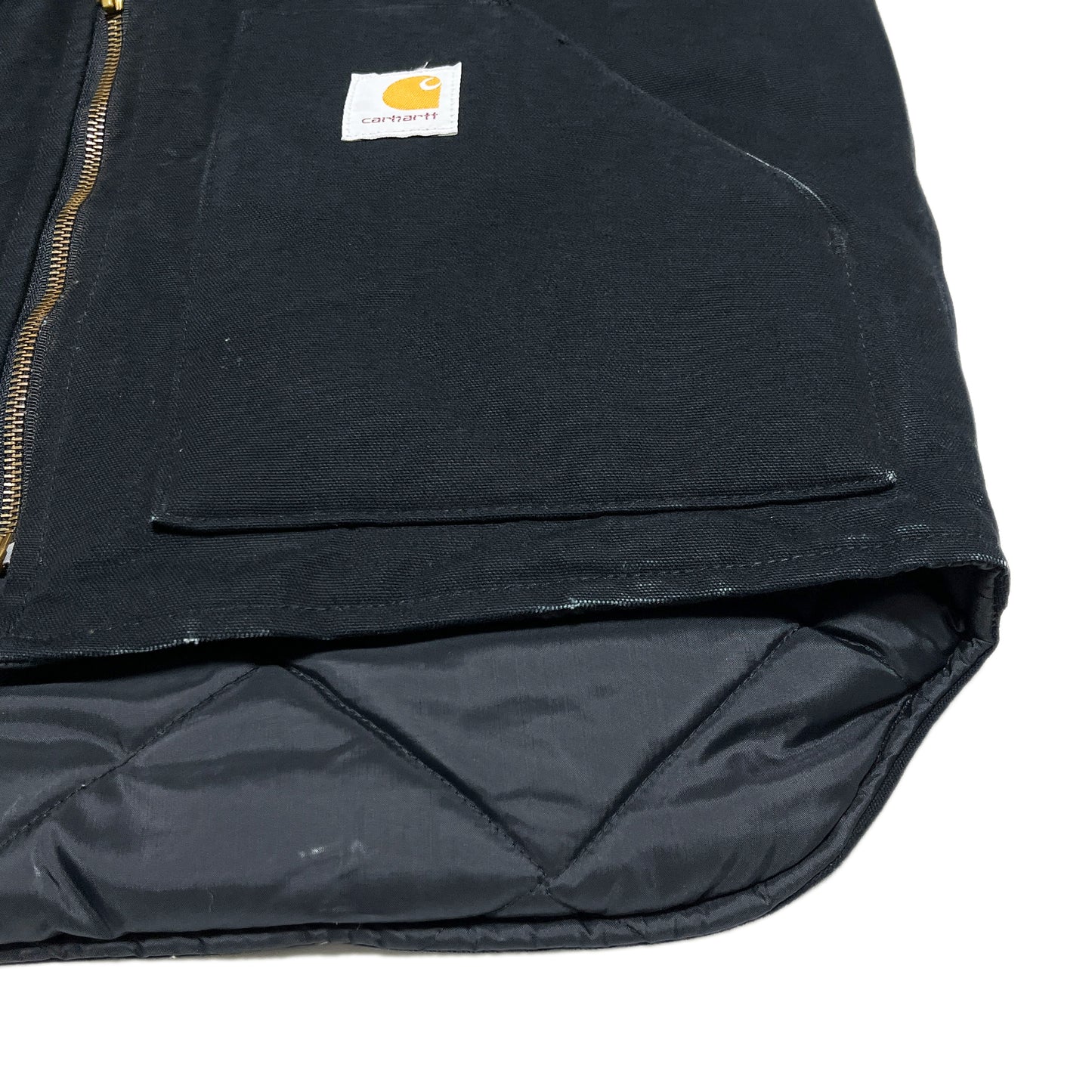 アメリカ製 Carhartt Duck Vest ブラック Size (L-R)
