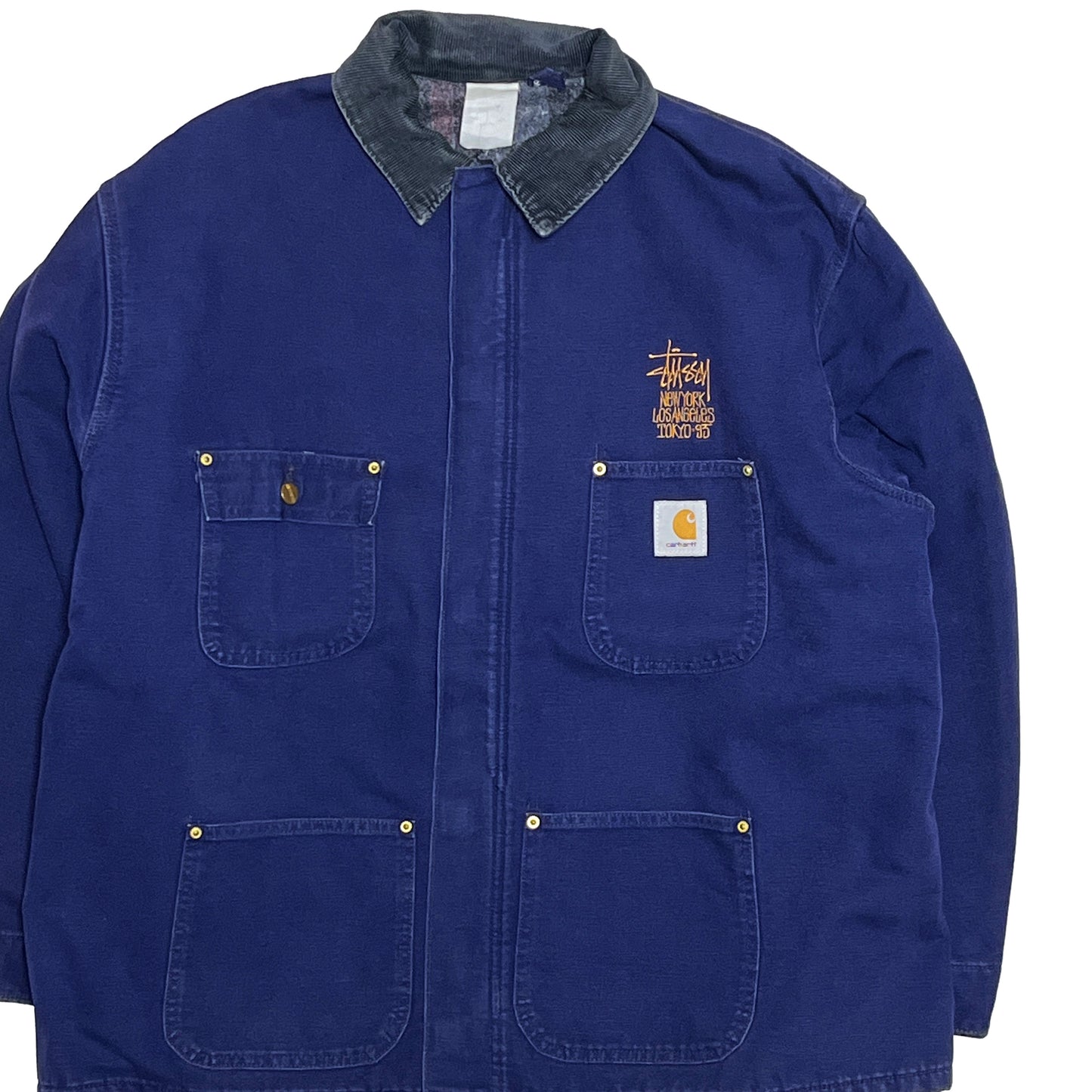 90's Stussy X Carhartt Chore Coat Size (XL-XXL)位 超スペシャル!