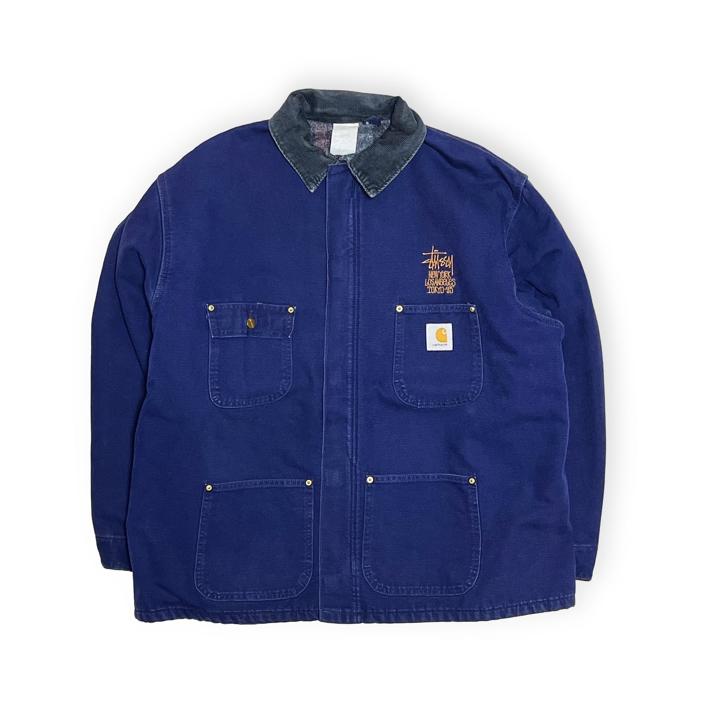 90's Stussy X Carhartt Chore Coat Size (XL-XXL)位 超スペシャル!