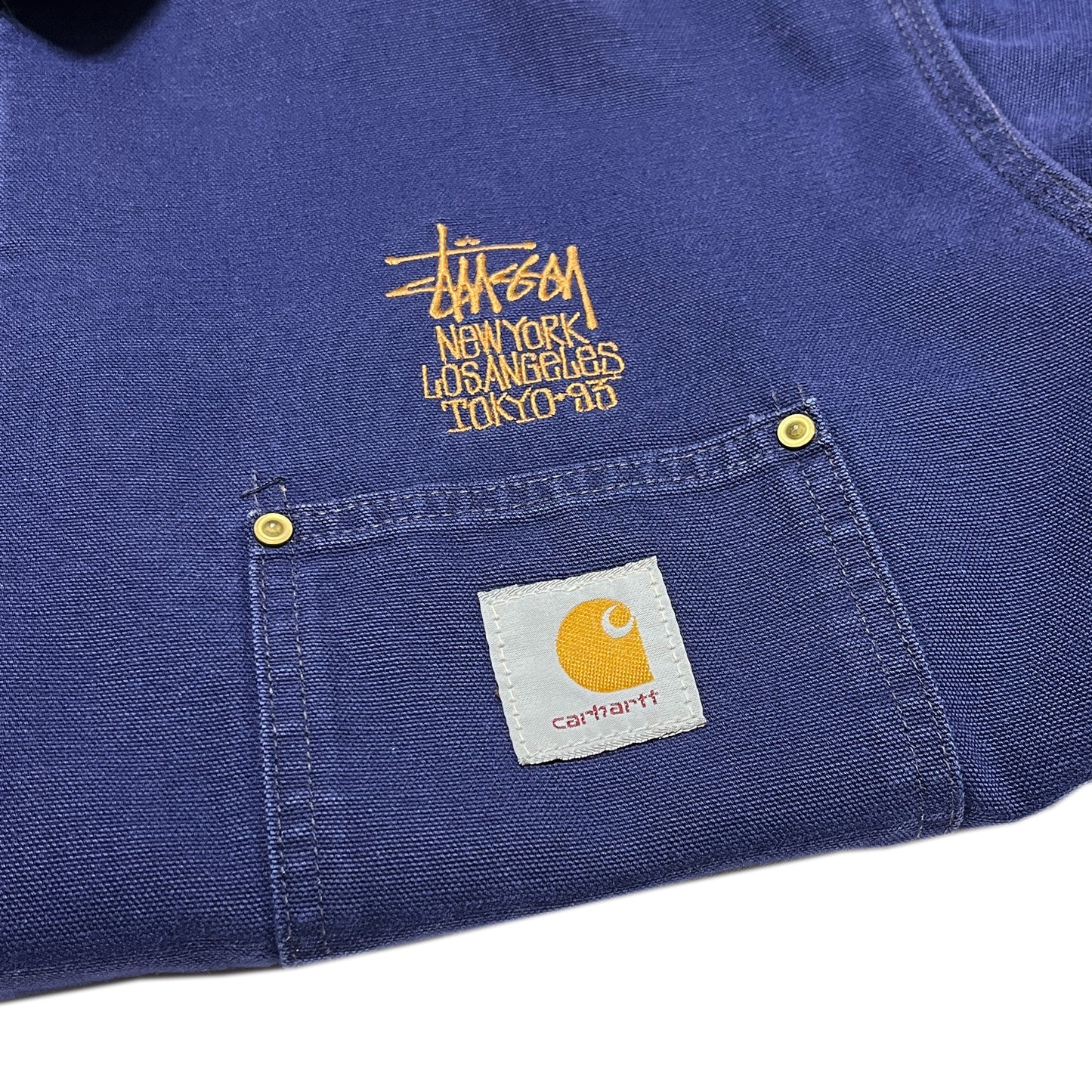 90's Stussy X Carhartt Chore Coat Size (XL-XXL)位 超スペシャル!