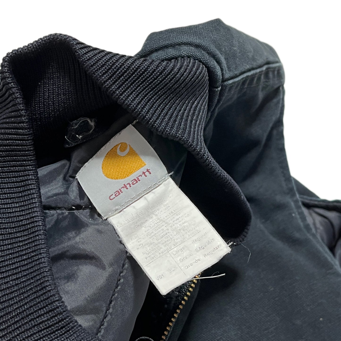 アメリカ製 Carhartt Duck Vest Black Size (L-R)
