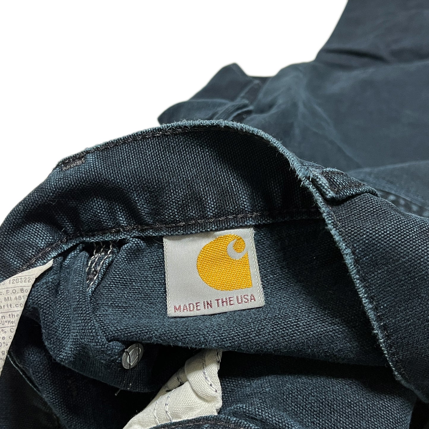 アメリカ製 Carhartt ダブルニー ペインターPT ブラック Size (W32 L28.5)位