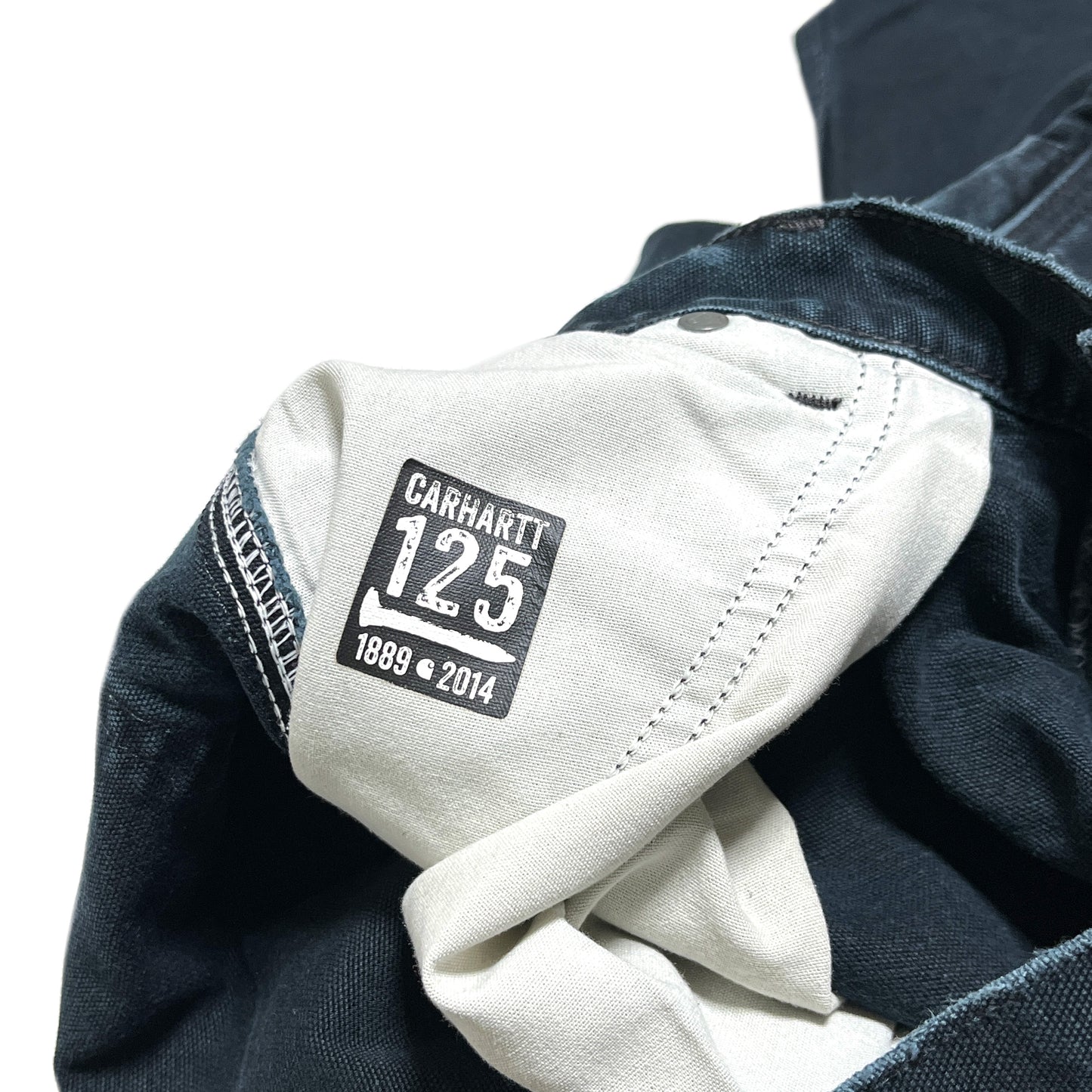 アメリカ製 Carhartt ダブルニー ペインターPT ブラック Size (W32 L28.5)位