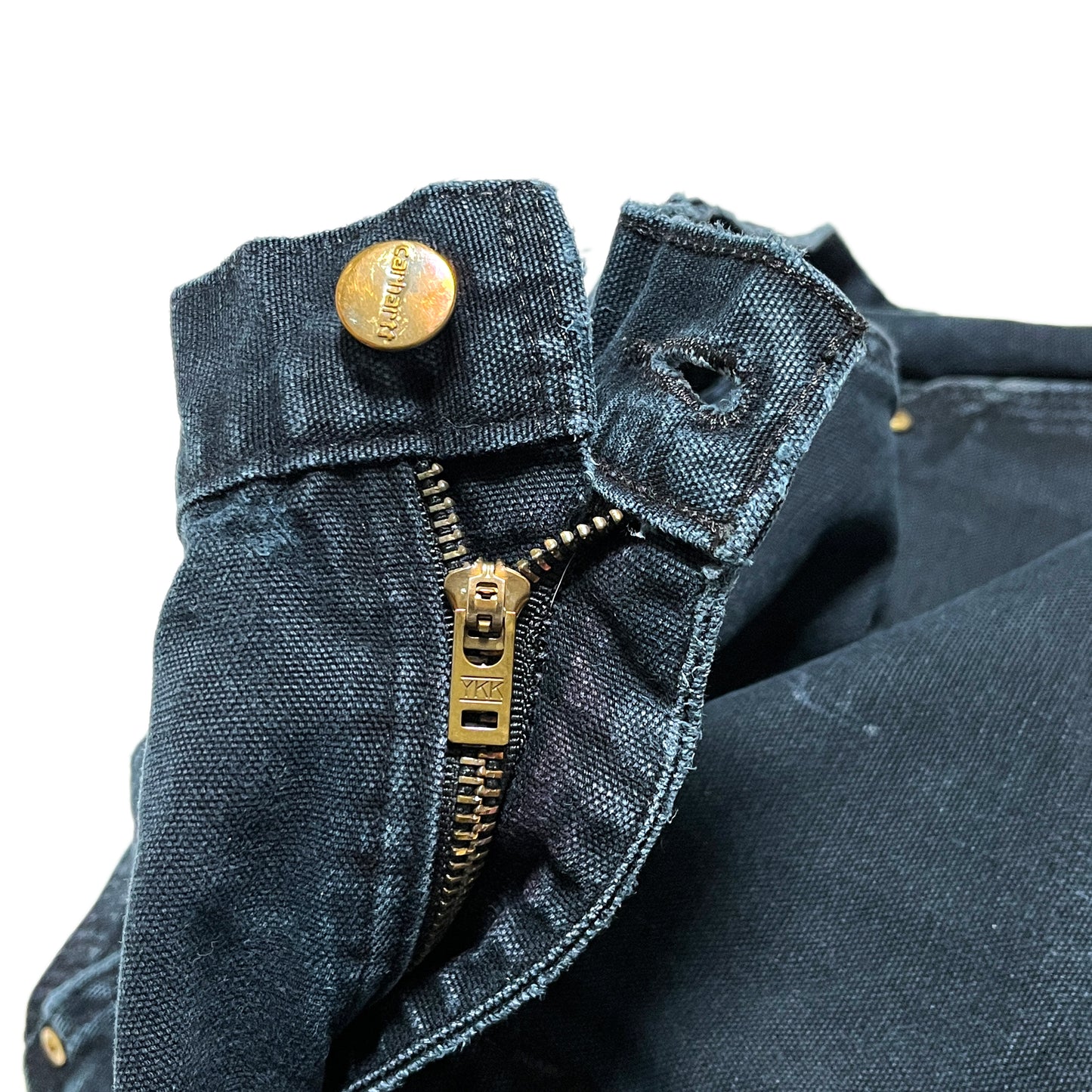 アメリカ製 Carhartt ダブルニー ペインターPT ブラック Size (W32 L28.5)位