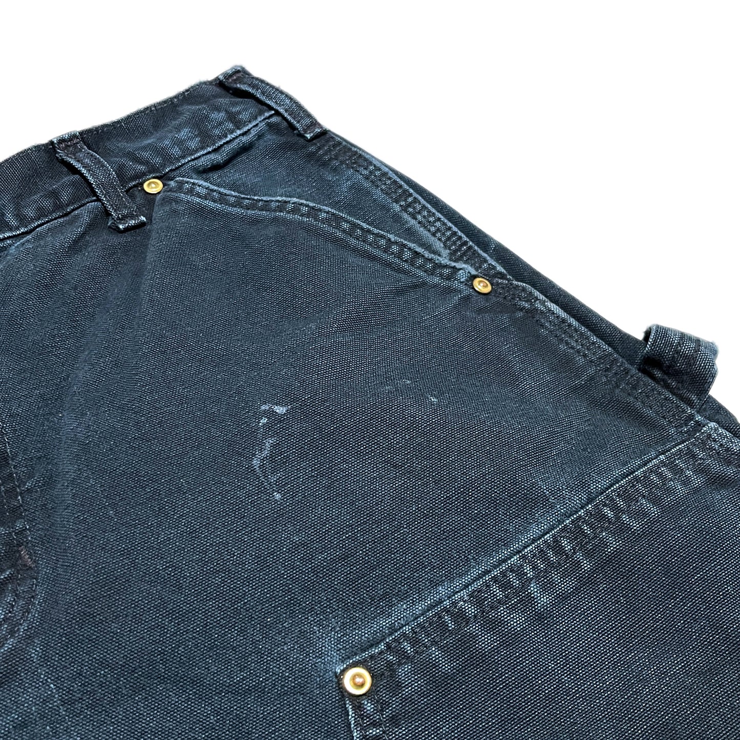 アメリカ製 Carhartt ダブルニー ペインターPT ブラック Size (W32 L28.5)位