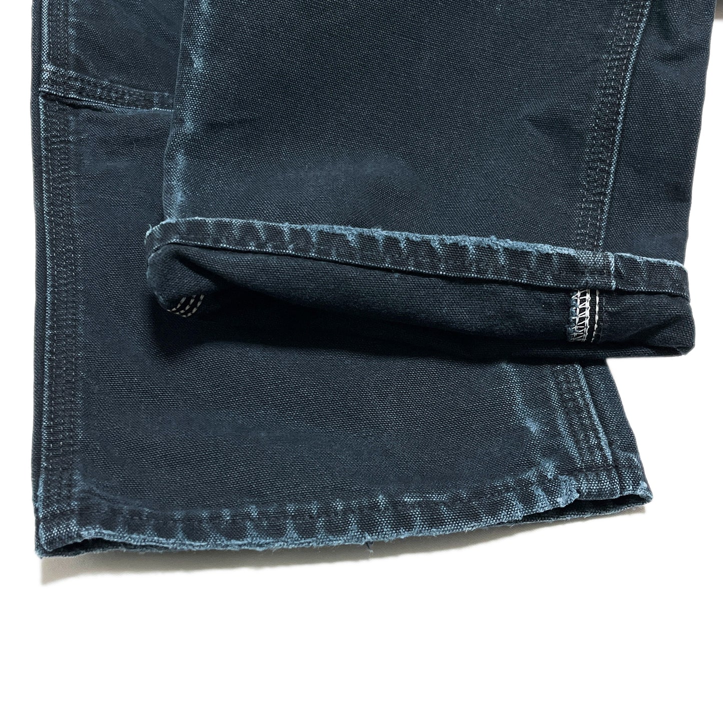アメリカ製 Carhartt ダブルニー ペインターPT ブラック Size (W32 L28.5)位
