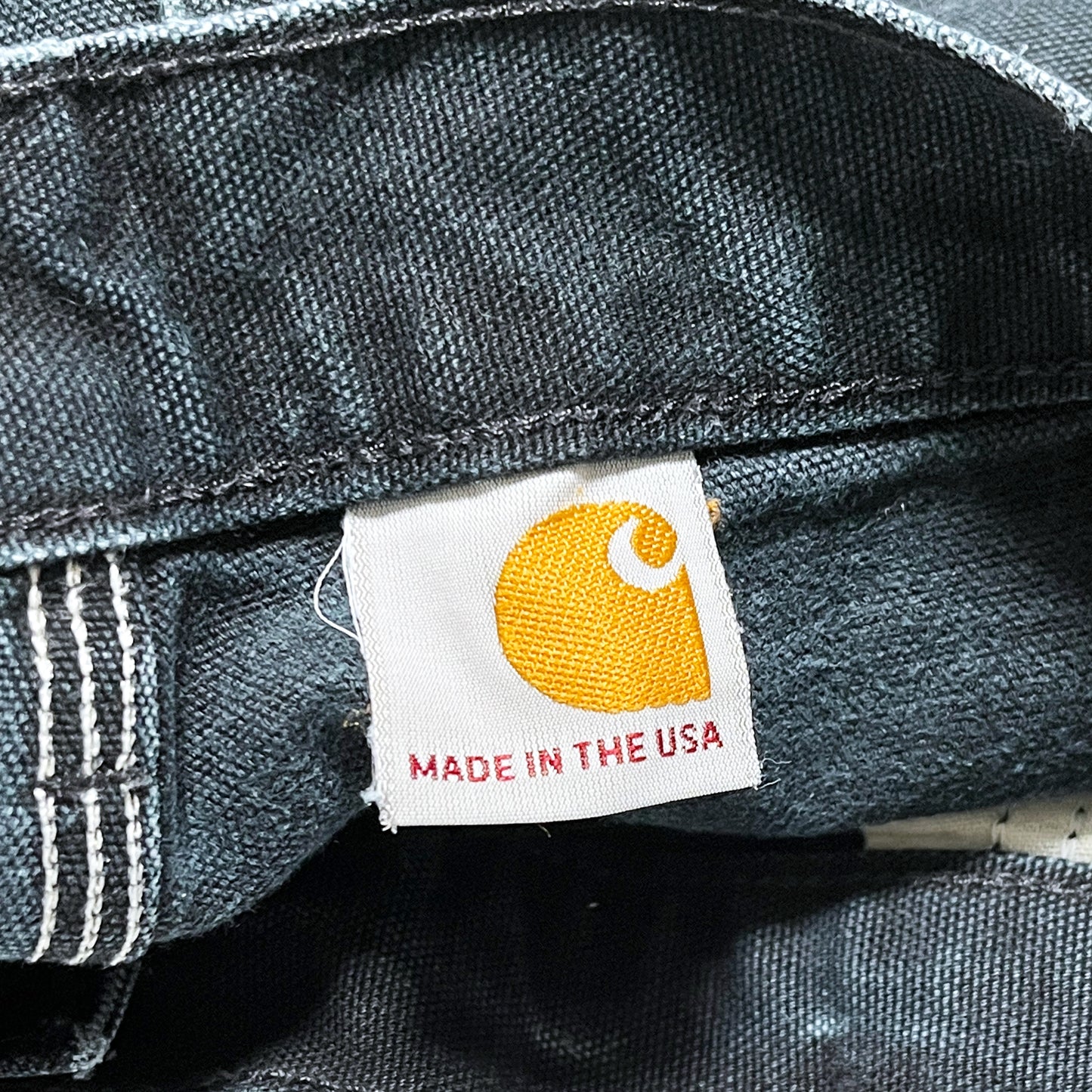 アメリカ製 Carhartt ダブルニー ペインターPT ブラック Size (W36.5 L30)位
