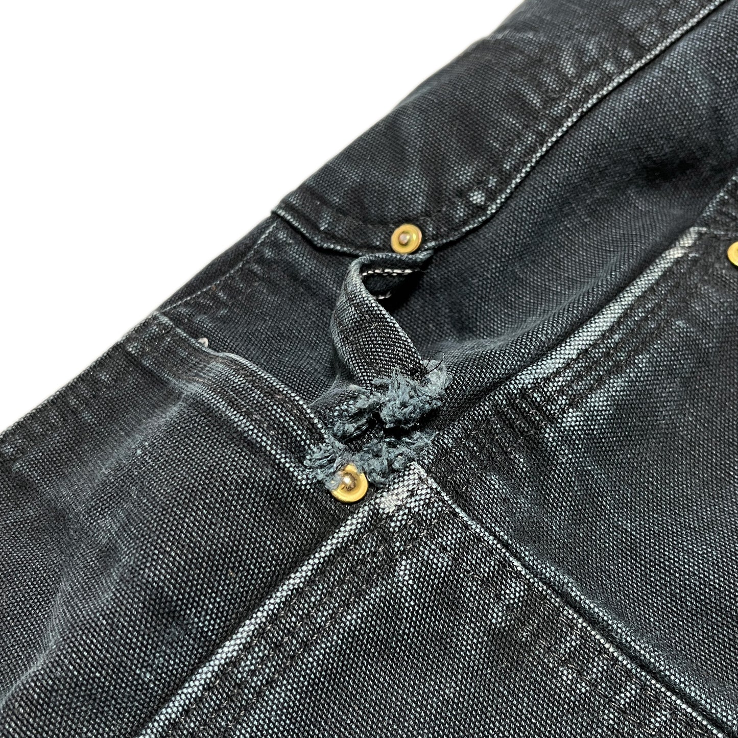 アメリカ製 Carhartt ダブルニー ペインターPT ブラック Size (W36.5 L30)位