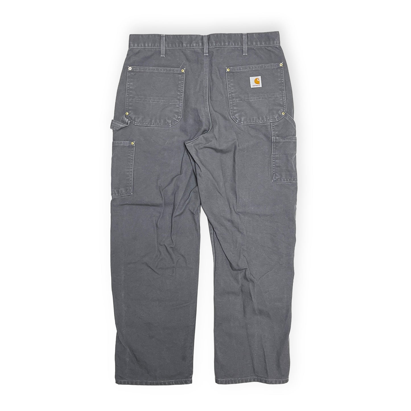 アメリカ製 Carhartt ダブルニー ペインターPT グレー Size (W36.5 L30)位